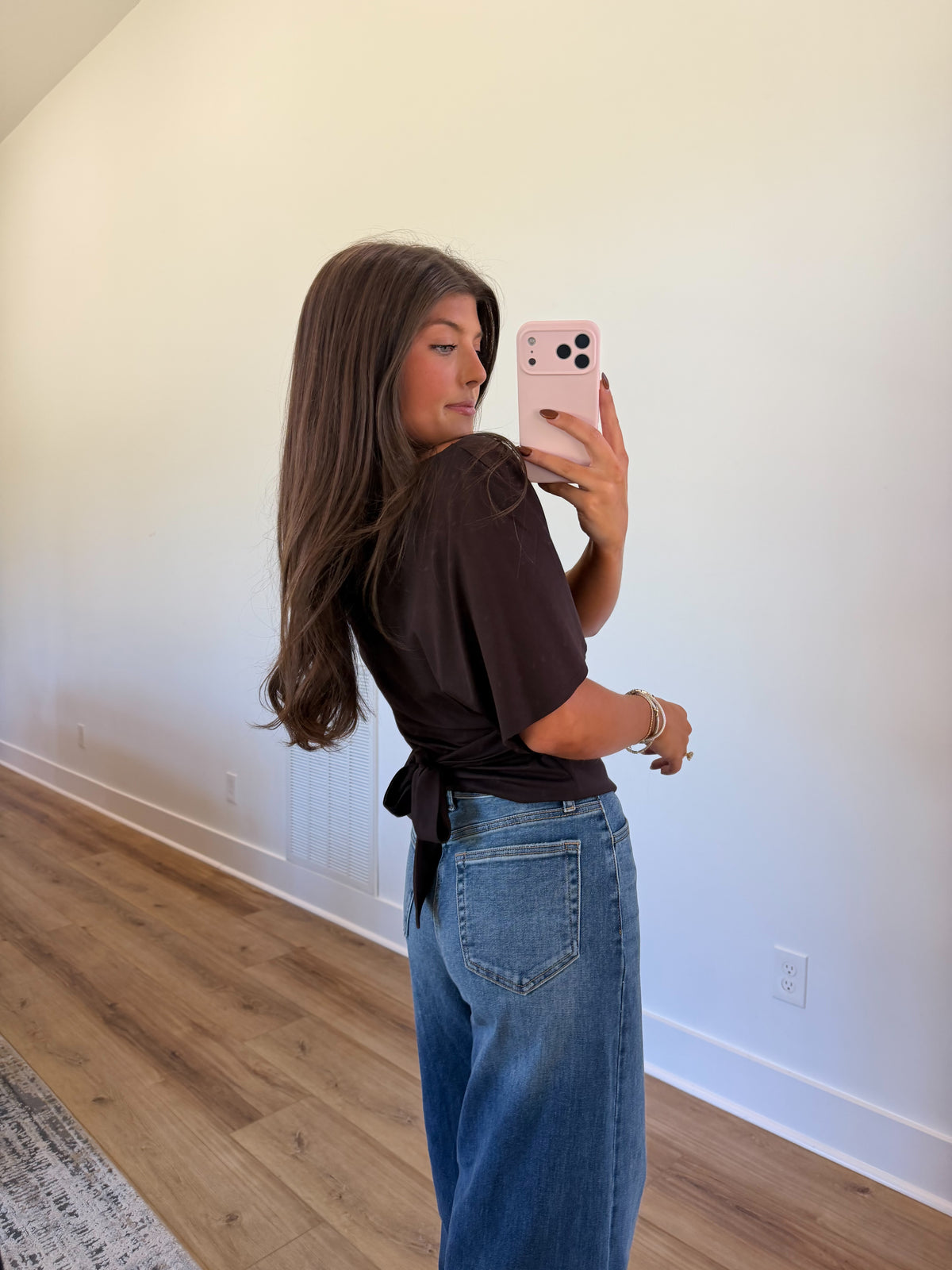 Sweet Silhouette Top (Brown)