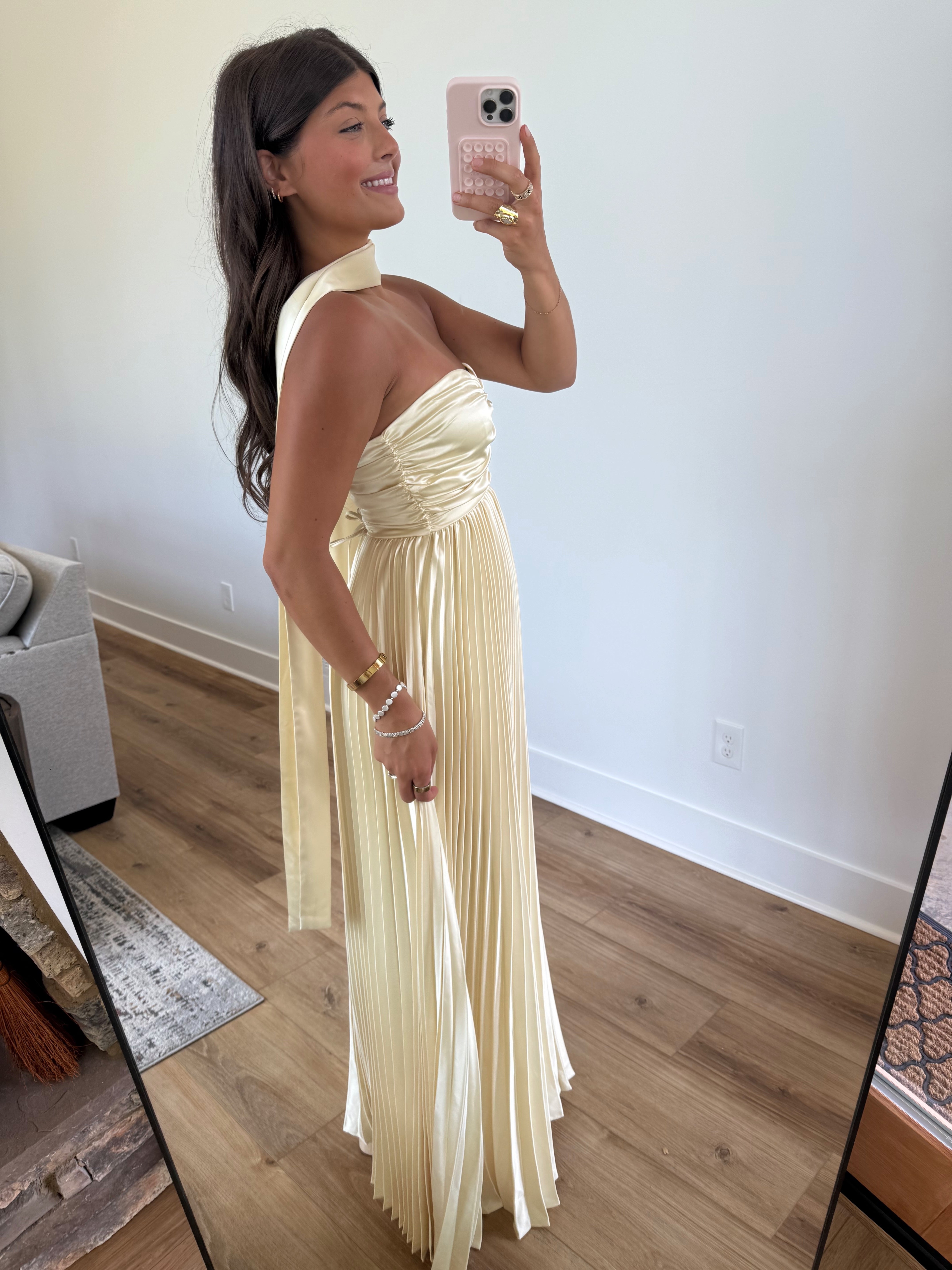 Sunbeam Drape Maxi Dress