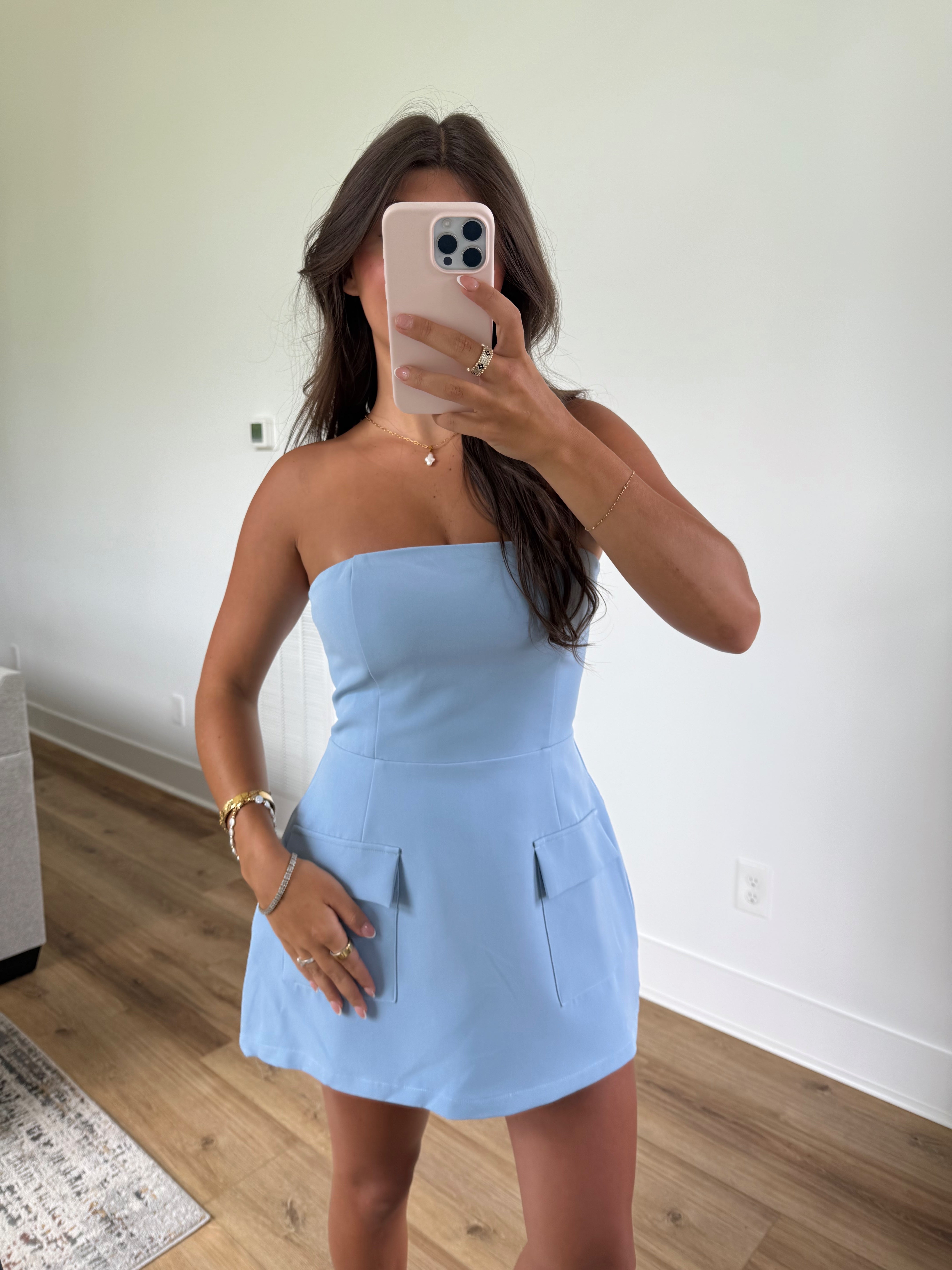 The Muse Romper (Blue)