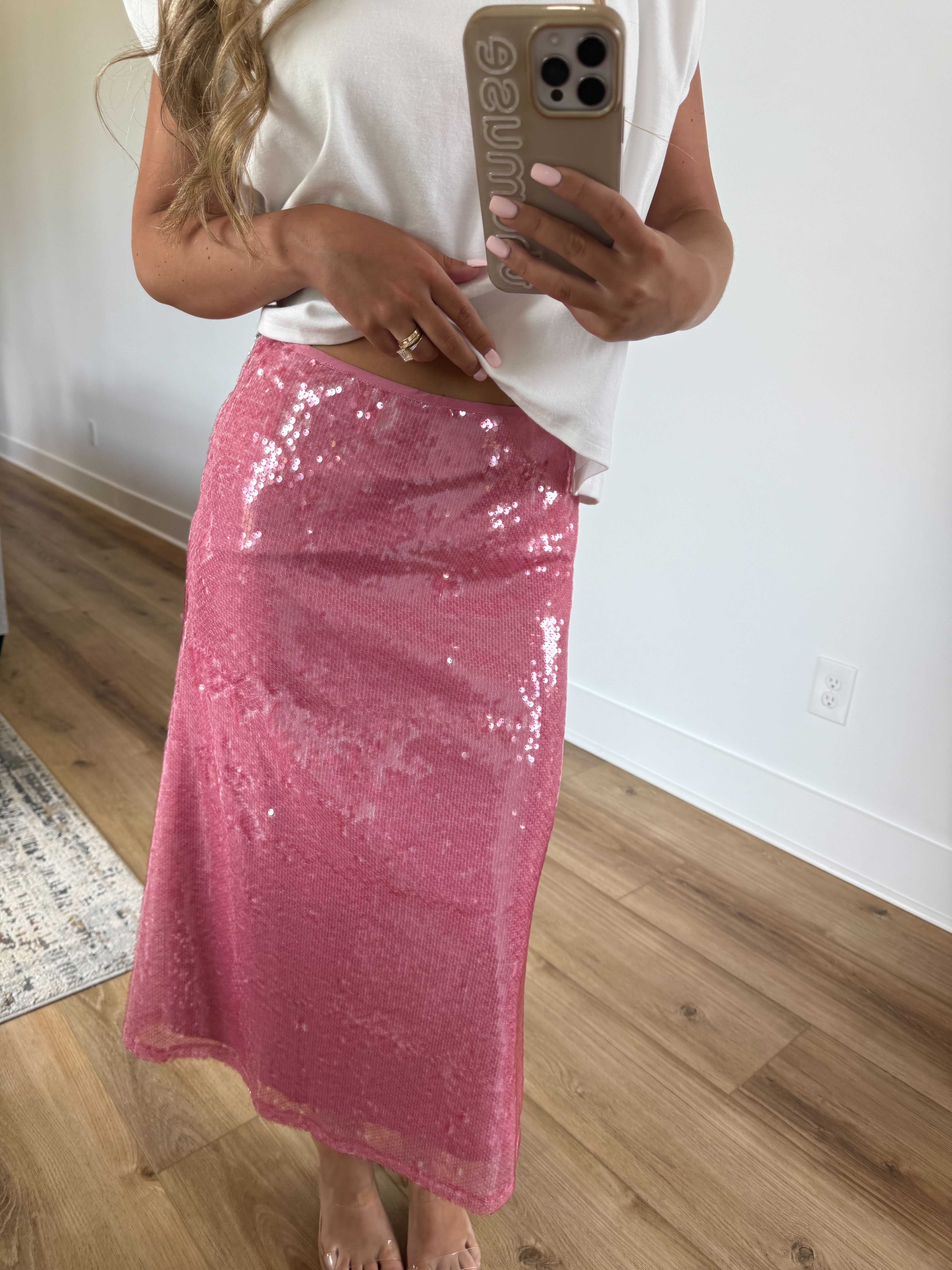 Sharpay Sequin Midi Skirt