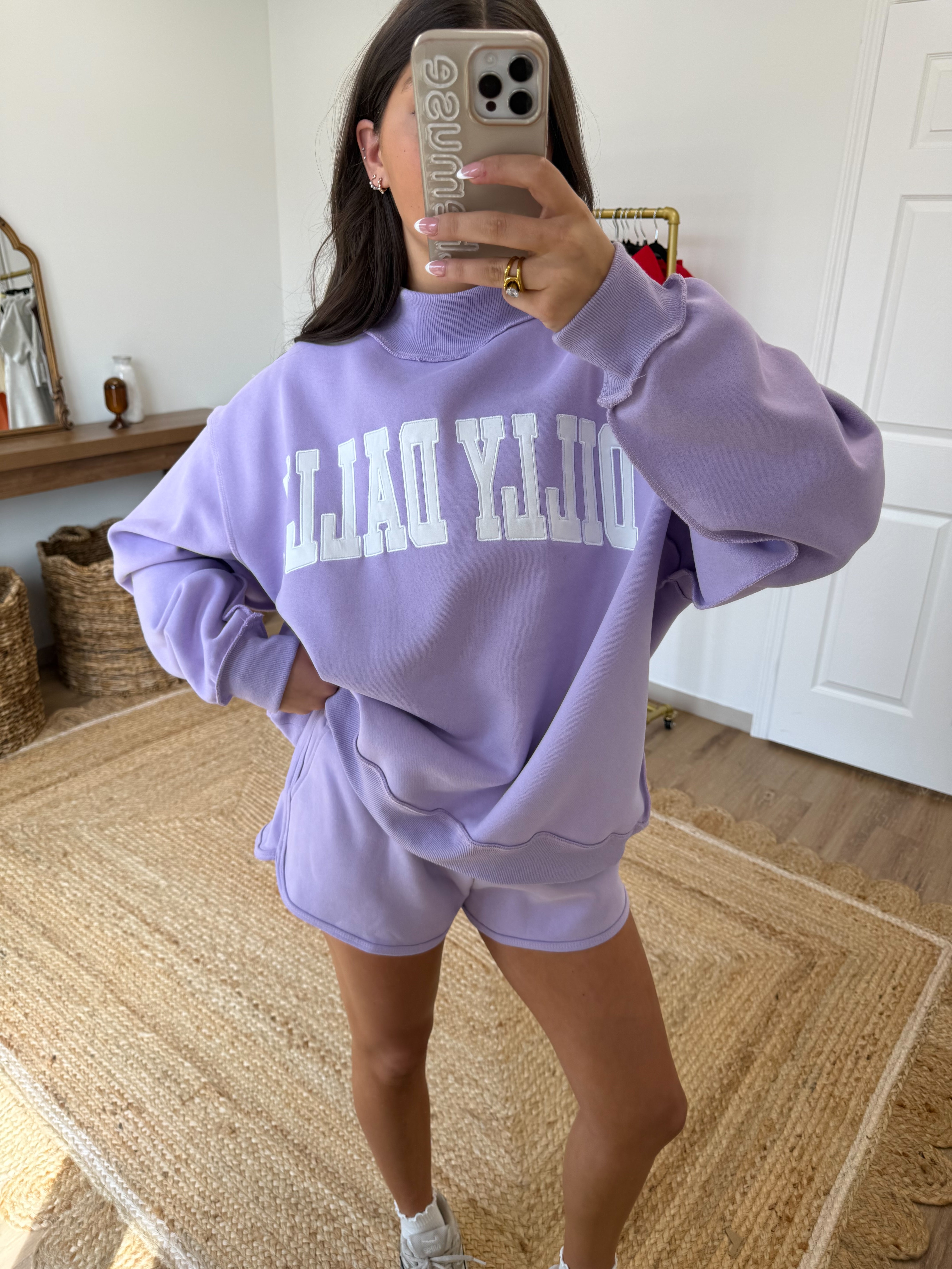 Lavender Sweatshort