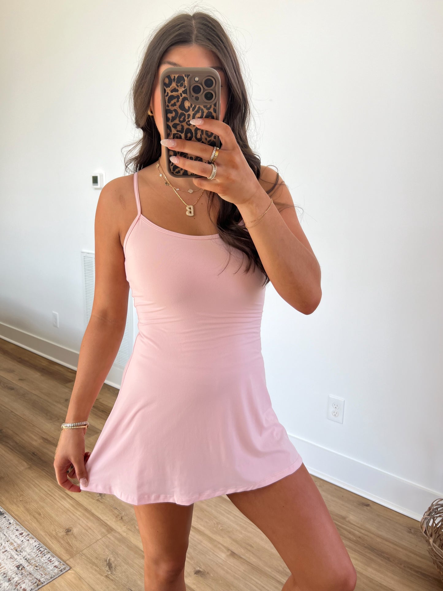 Baby Pink Like A Cloud Cami Dress