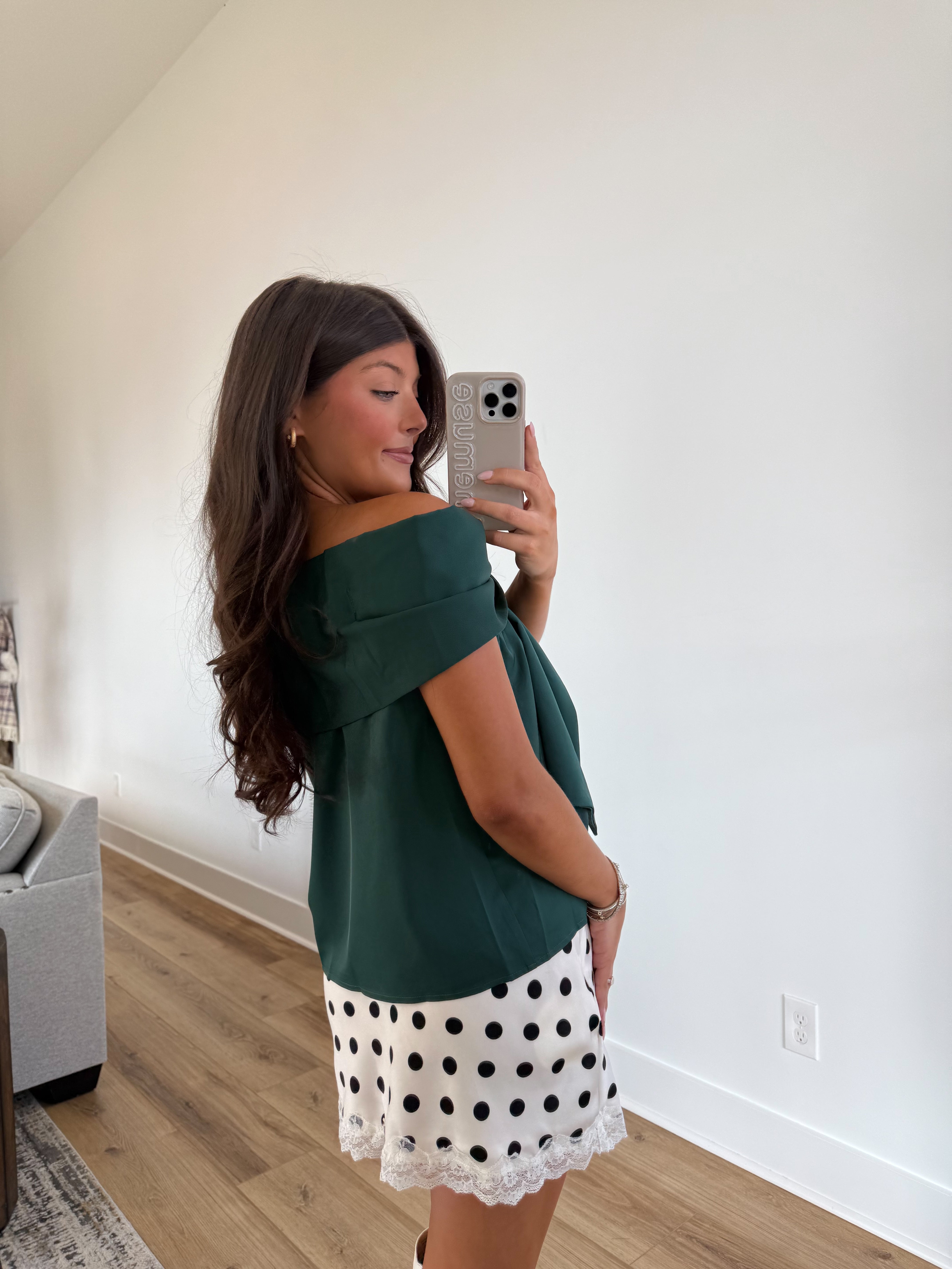 The Gift Wrap Top (Green)