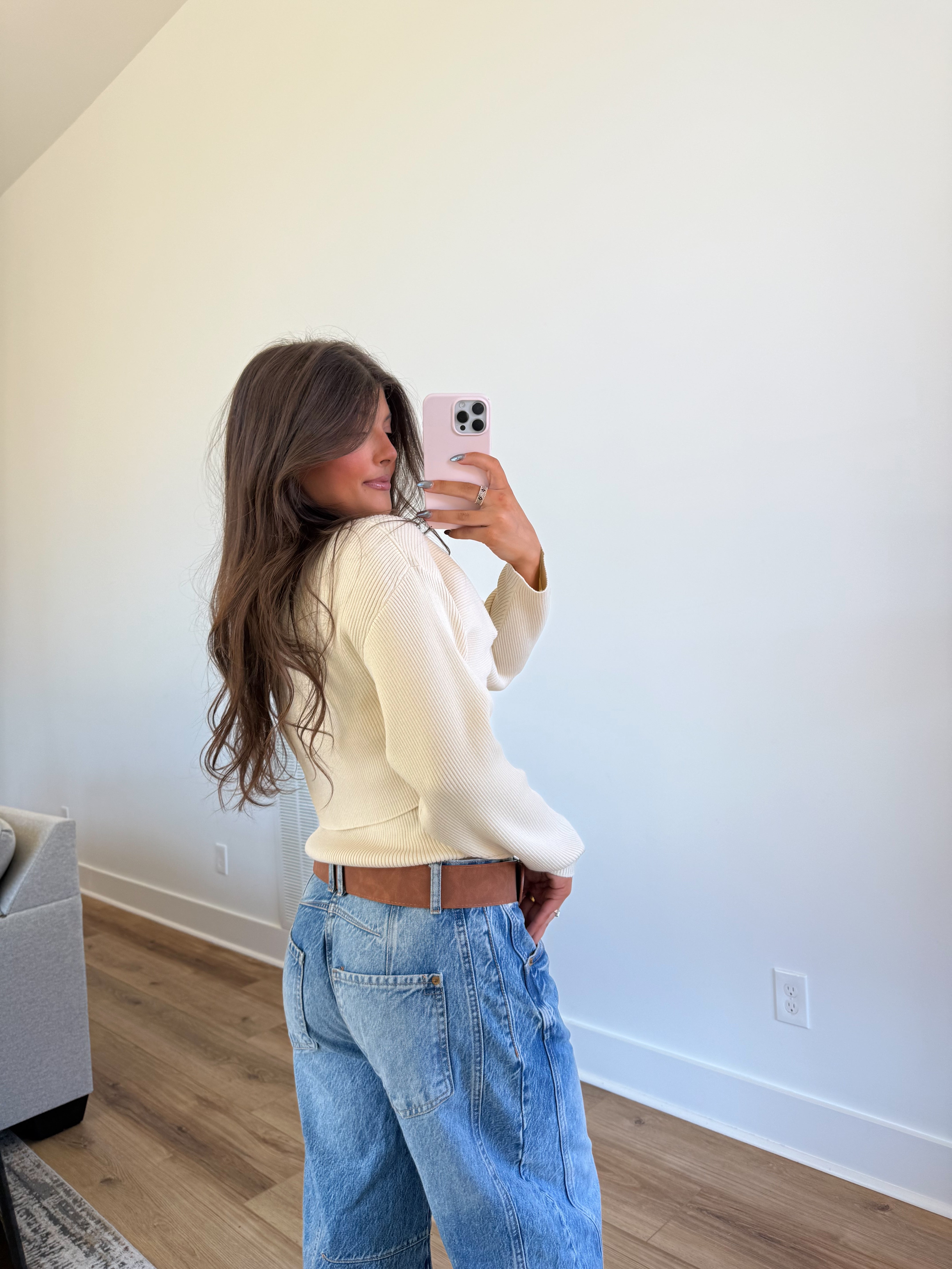 The Cream Crossing Top
