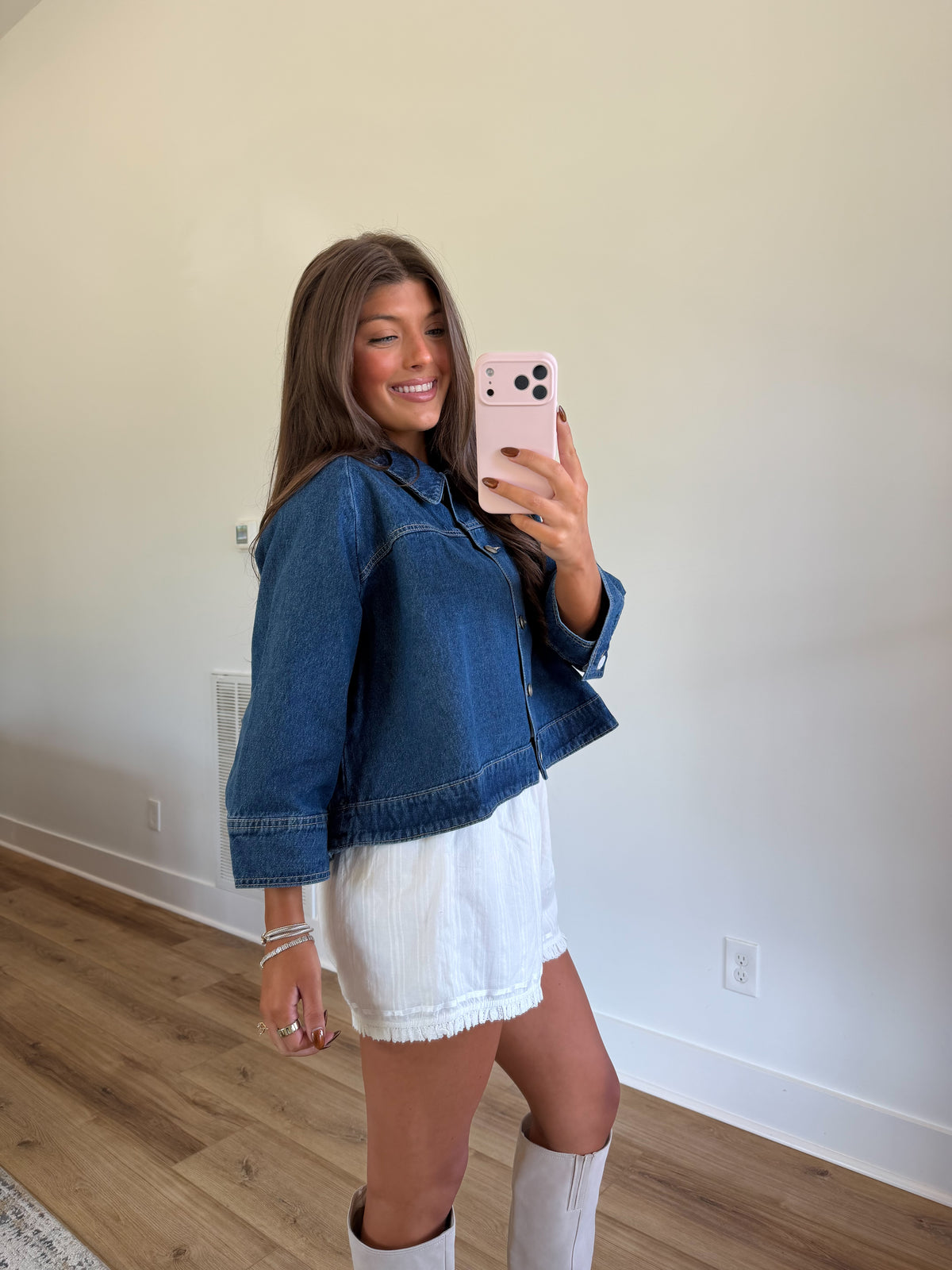 Good to Go Denim Jacket (Dark Denim)