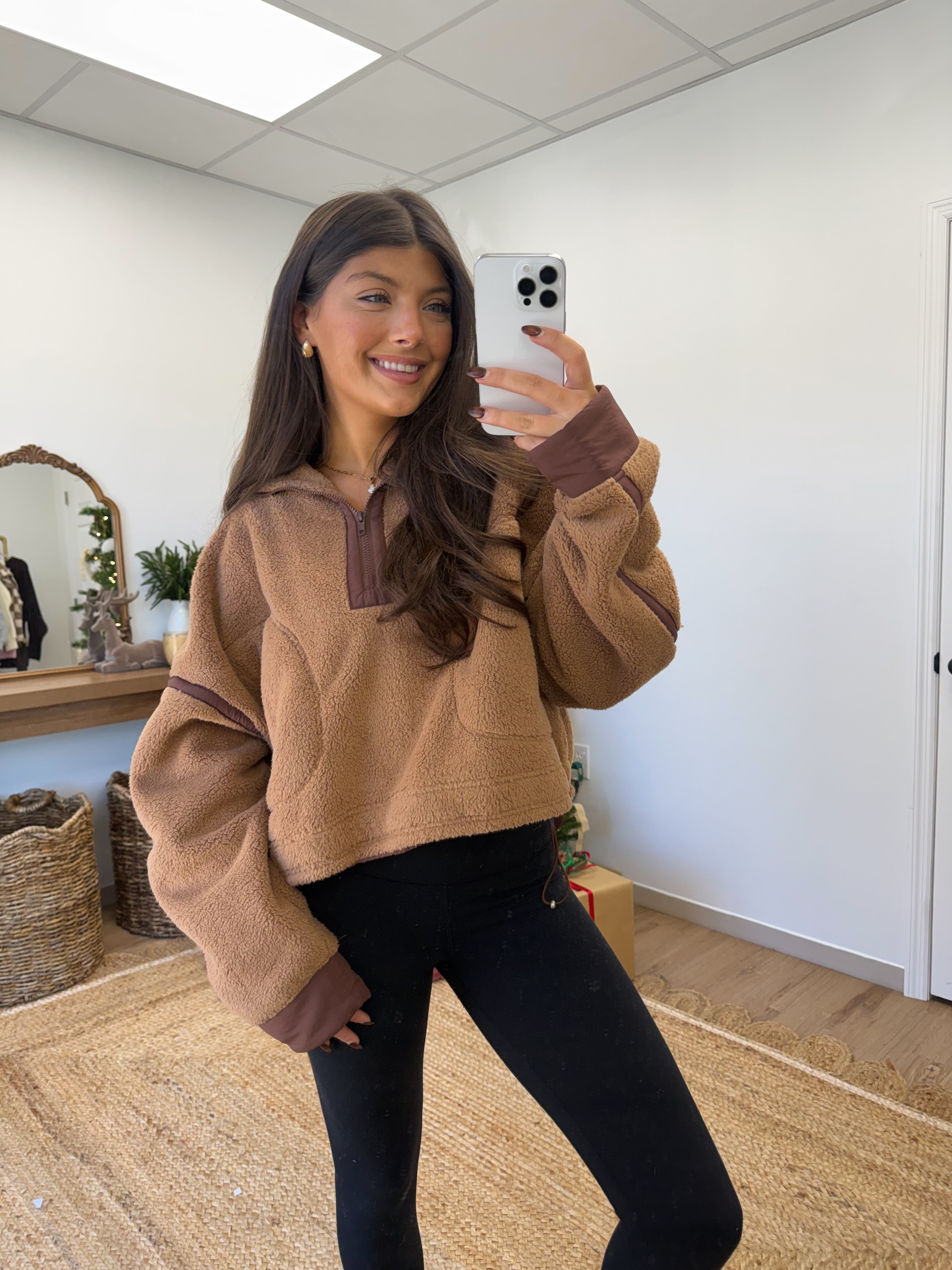 The Espresso Snuggle Sherpa