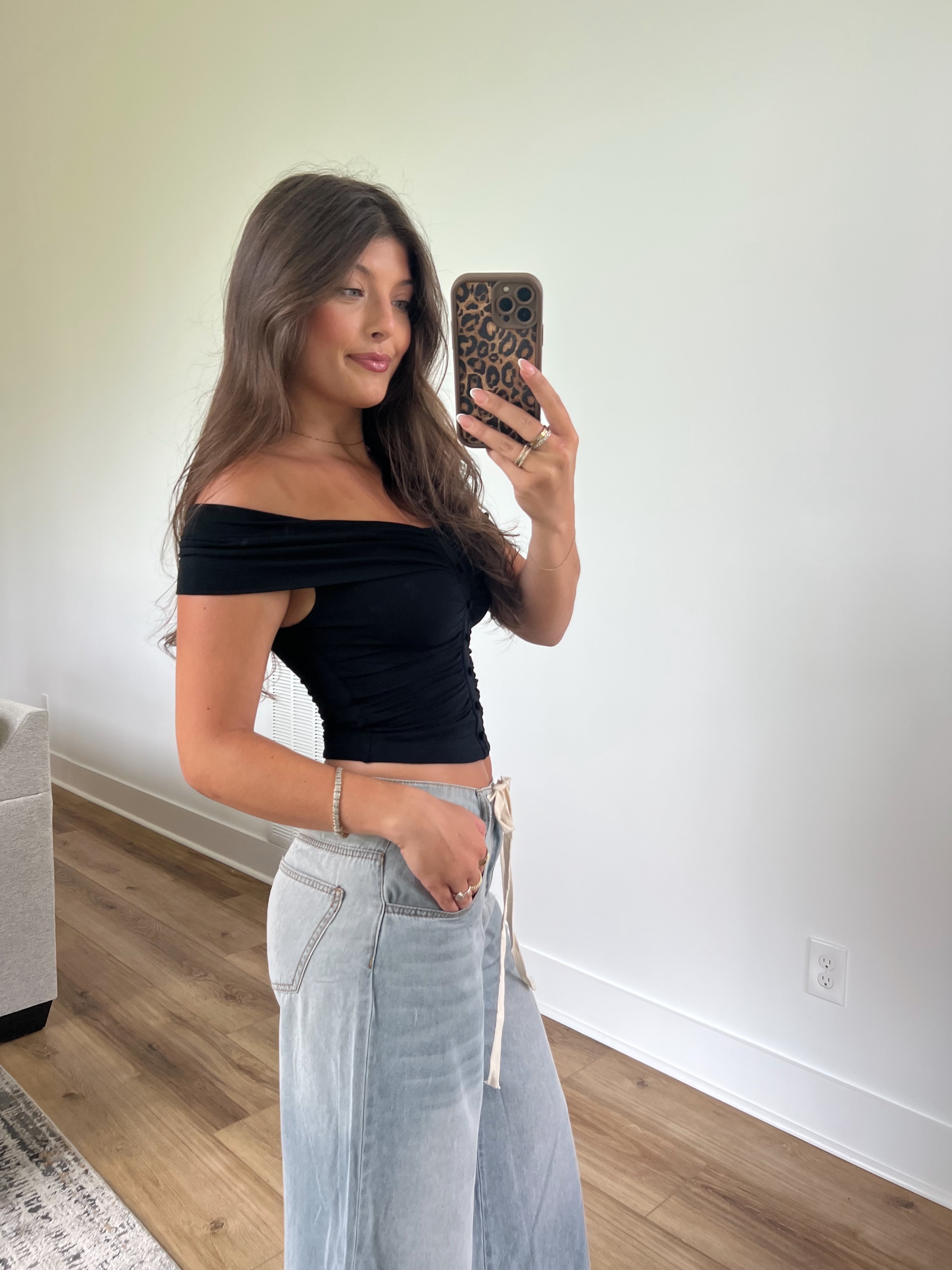 When In Rome Top (Black)