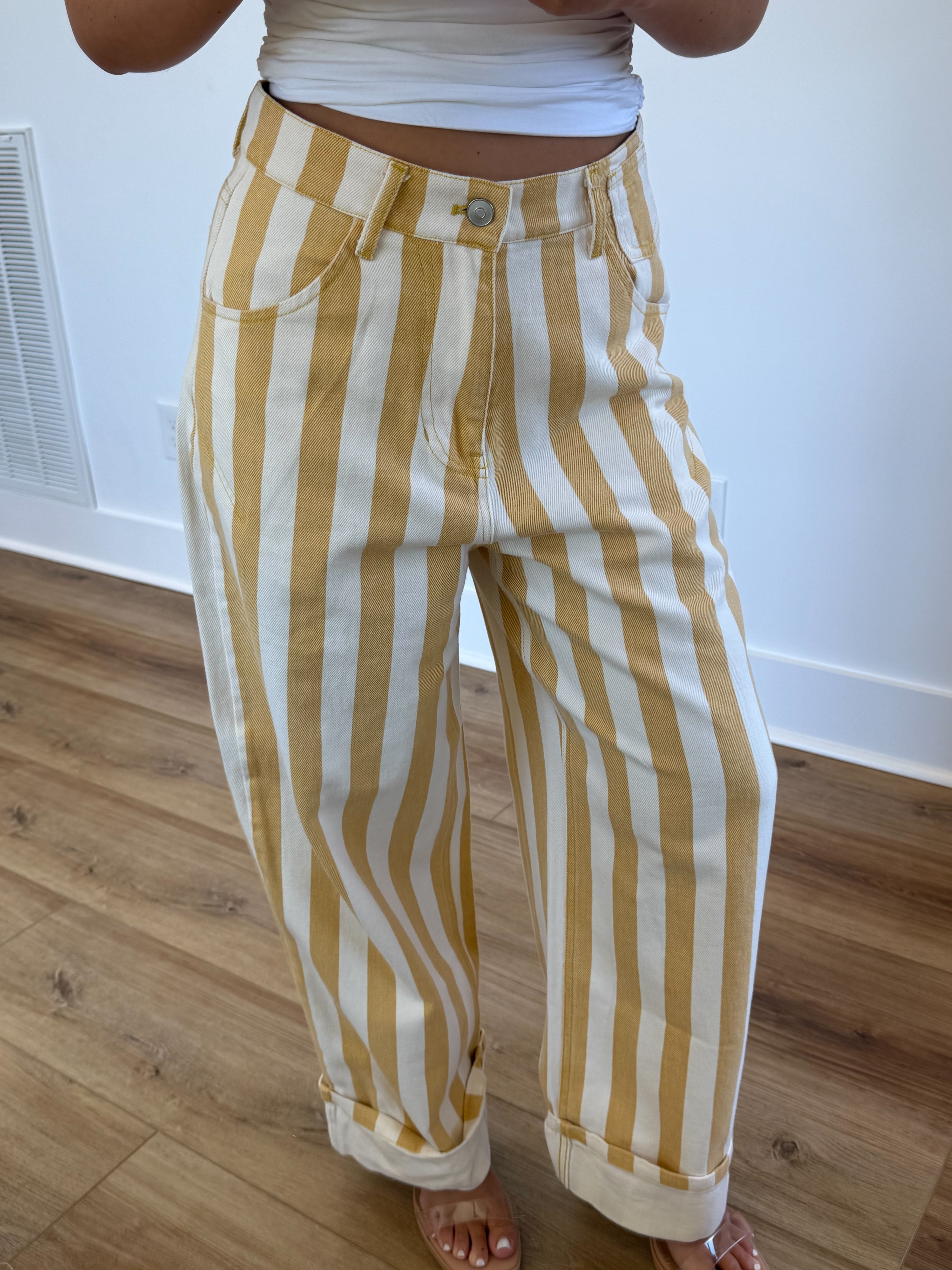 The Sunshine Stripe Jeans