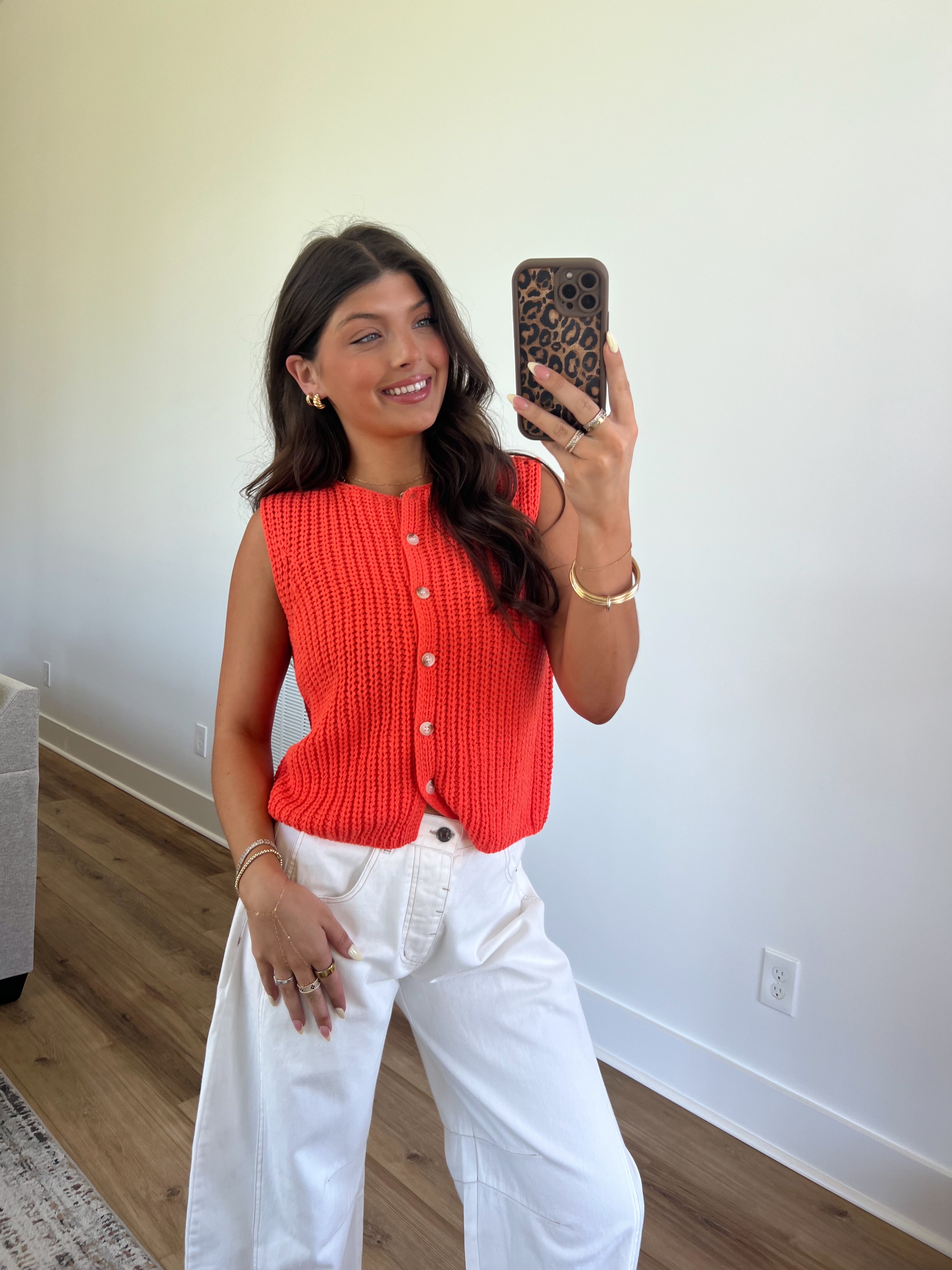 Starburst Sweater (Orange)