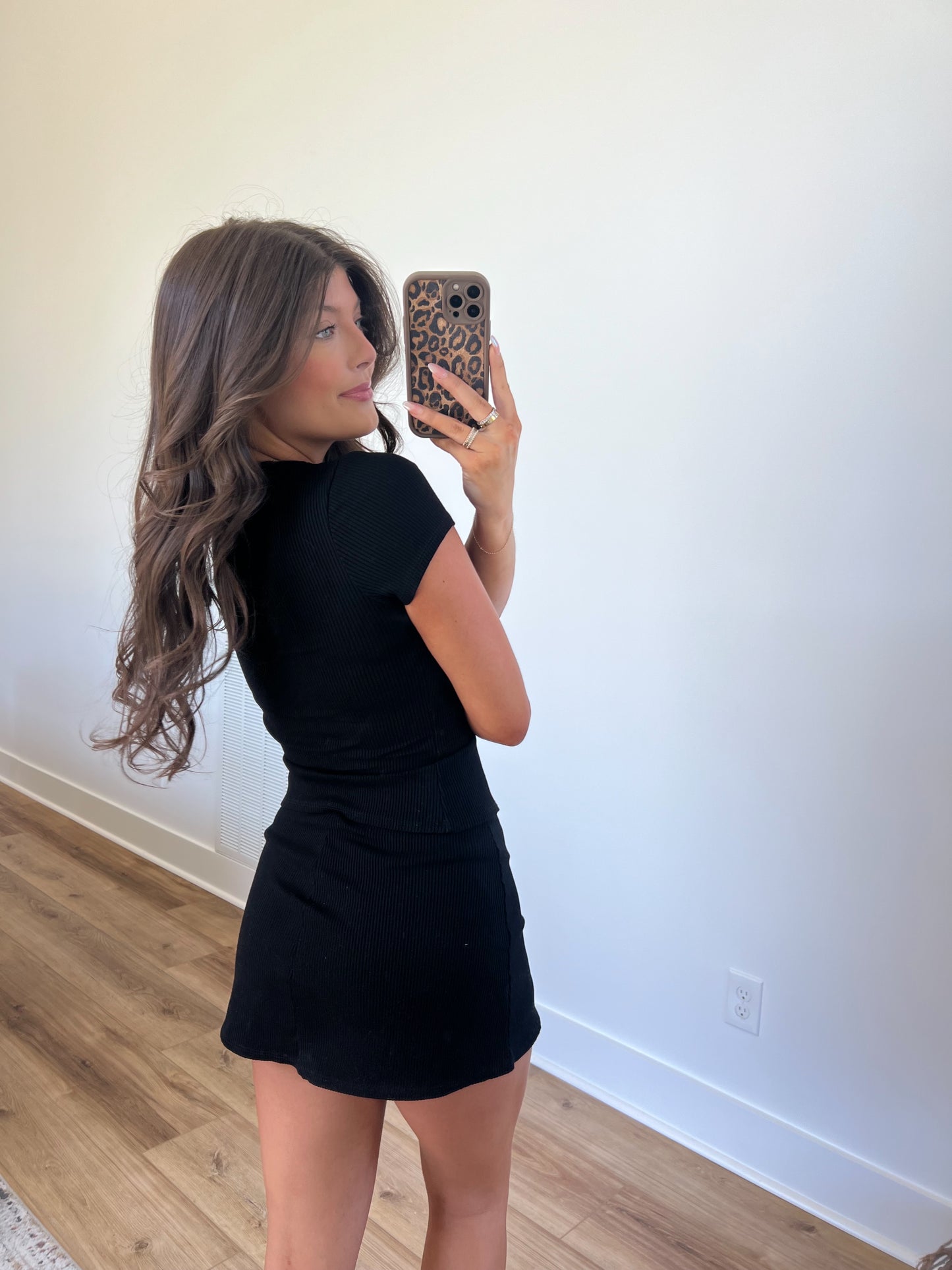 Black Lounge Skort