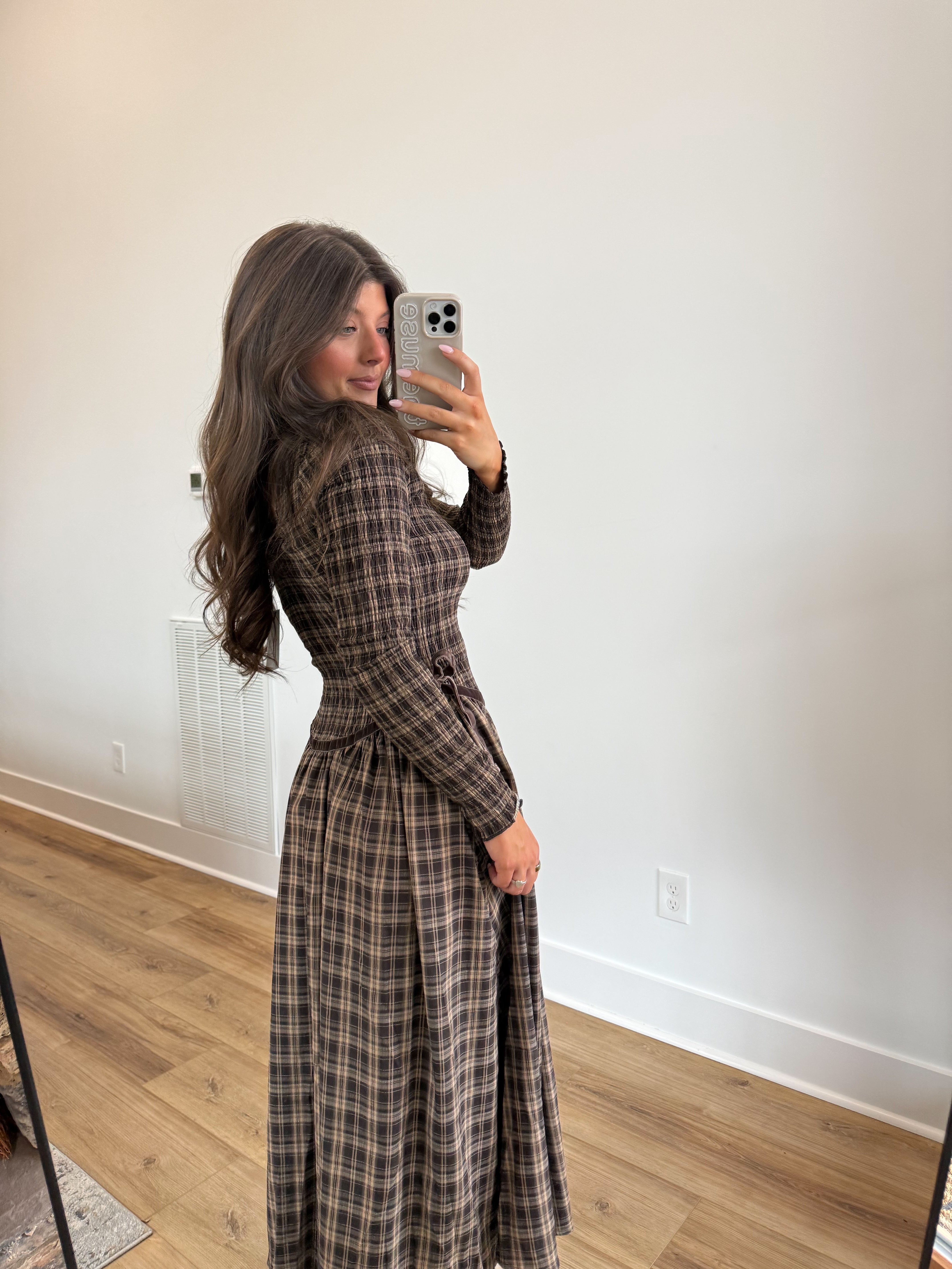 The Ribbon & Plaid Midi