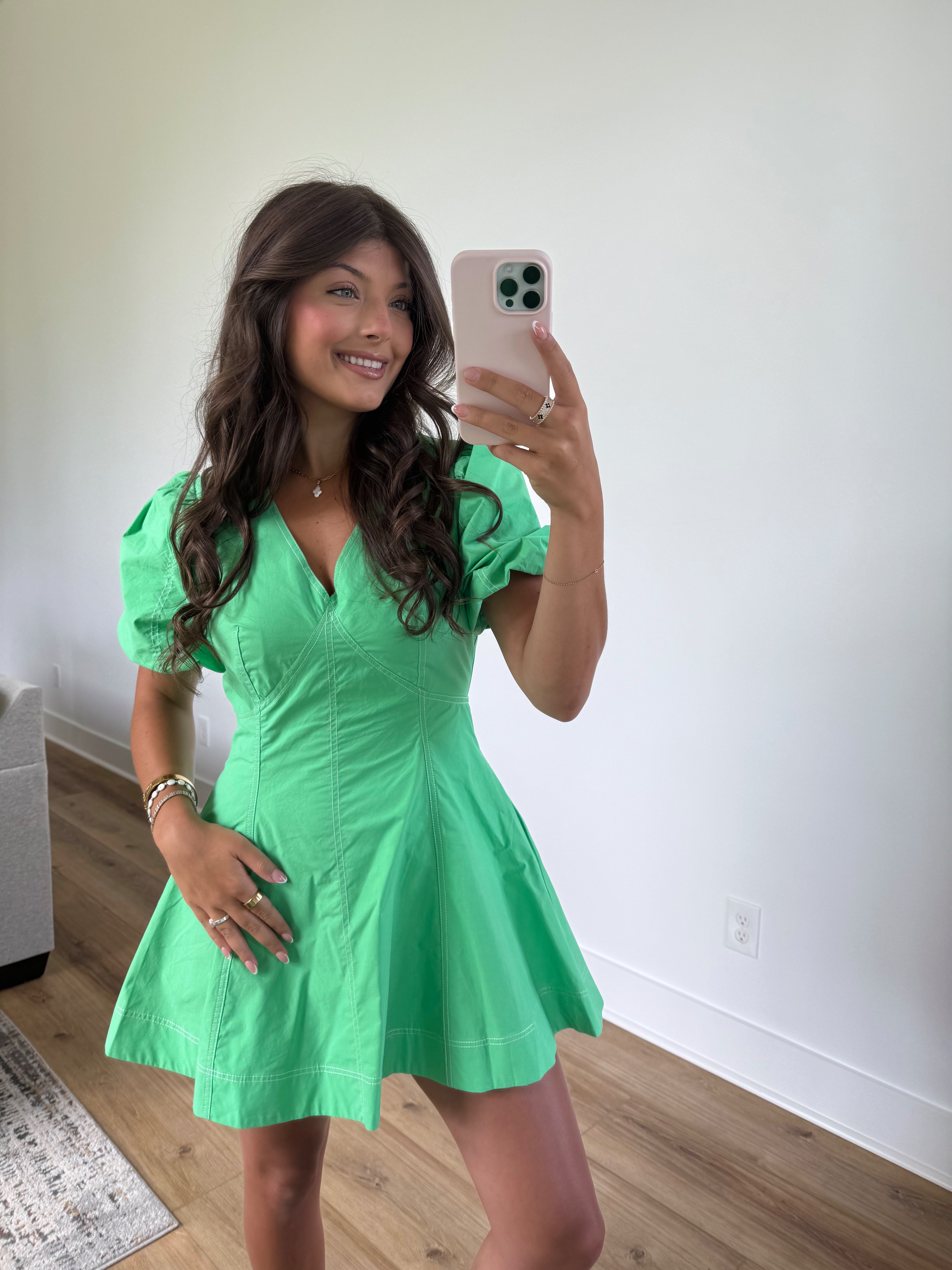 Laci Mini Dress (Green)