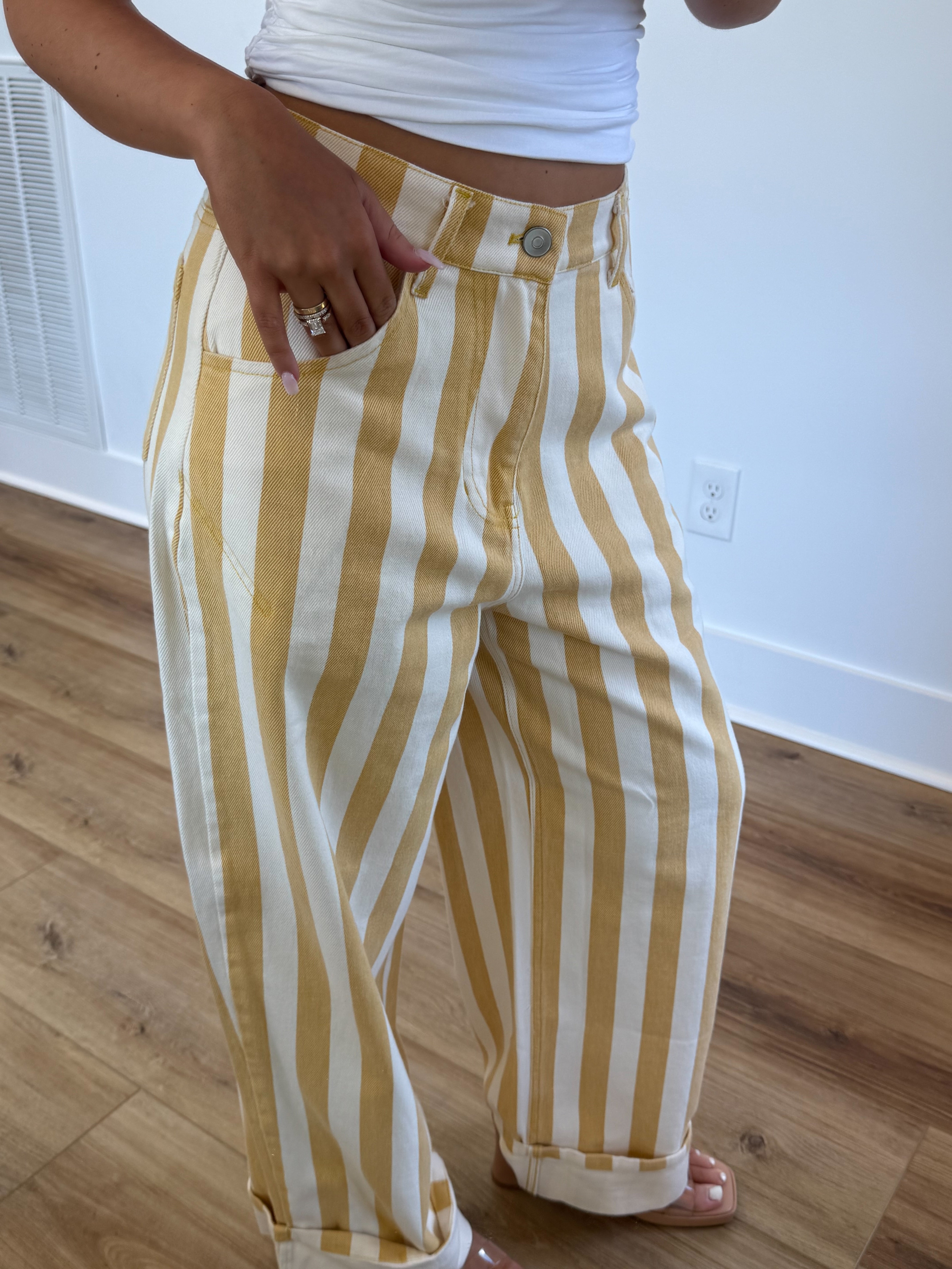 The Sunshine Stripe Jeans
