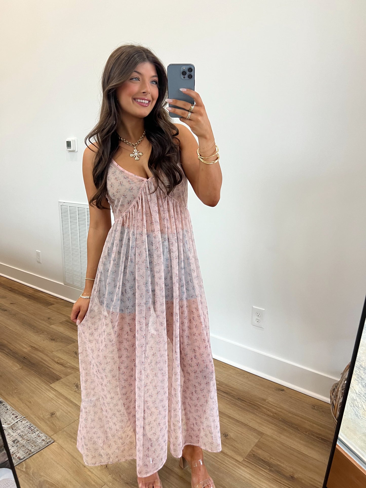 Pink Dreams Sheer Blouse