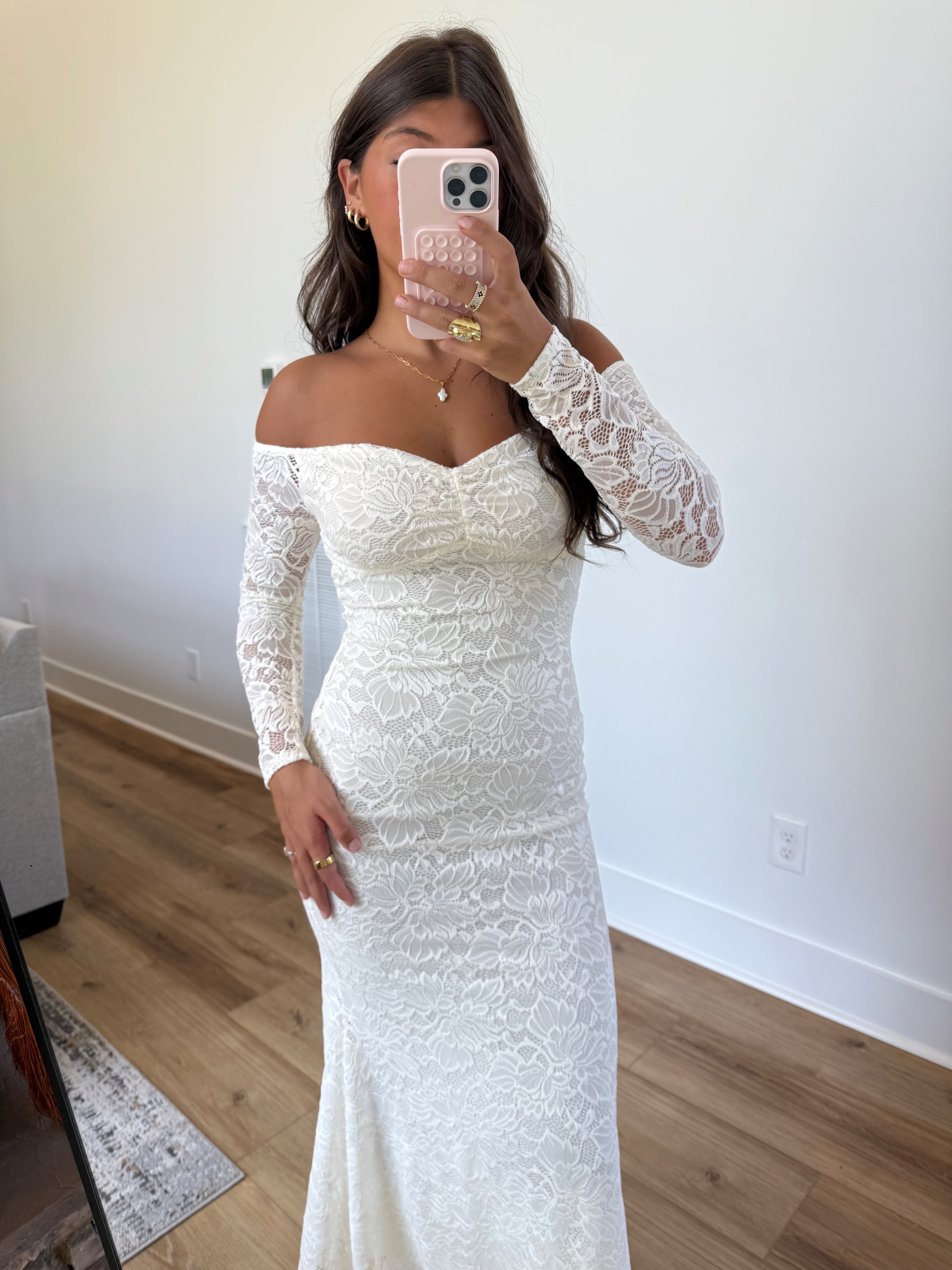 Laced in Love Maxi Dress