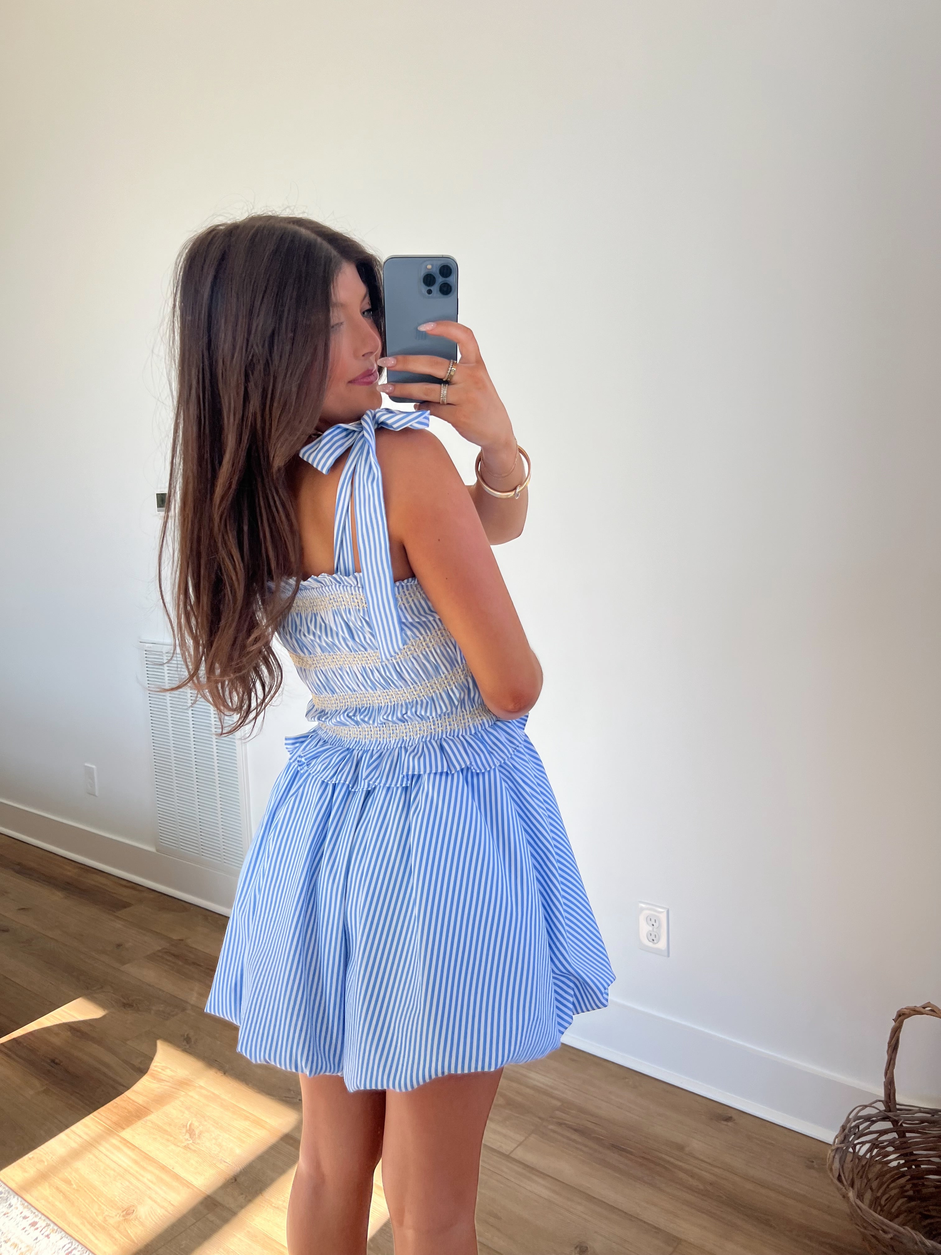 Smocked Waves Bubble Dress