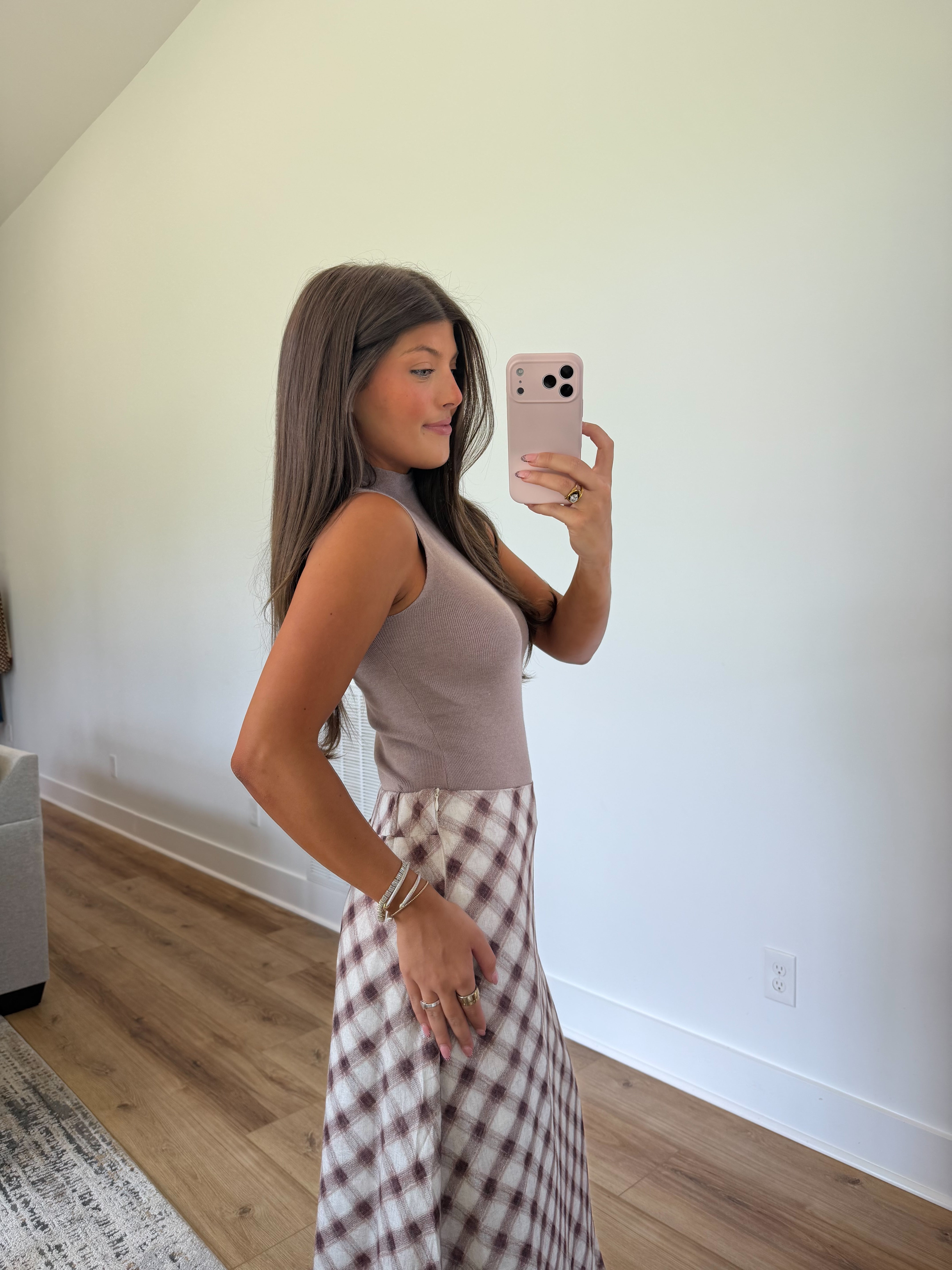 Tan Turtleneck Bodysuit