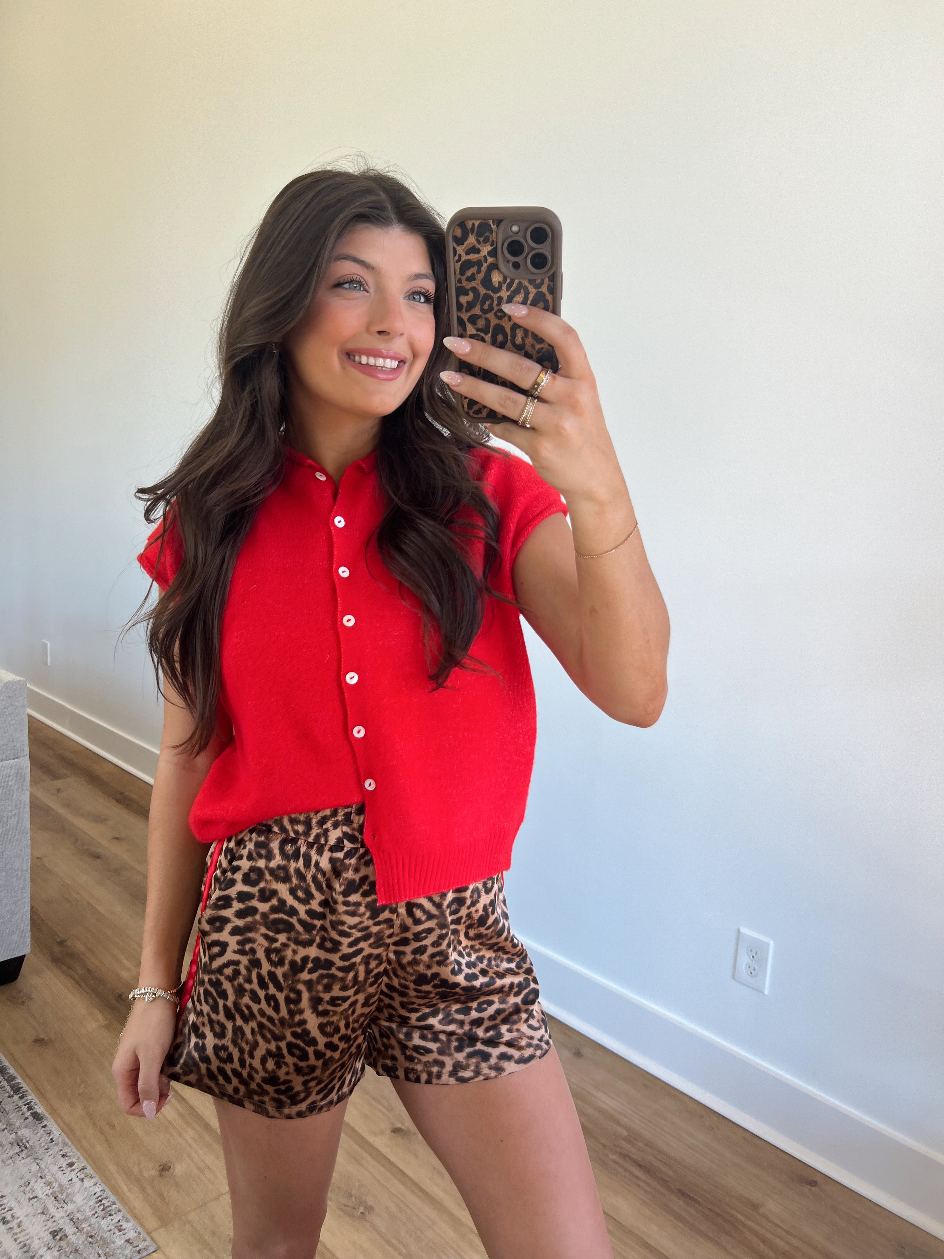 Cheetah On The Line Shorts