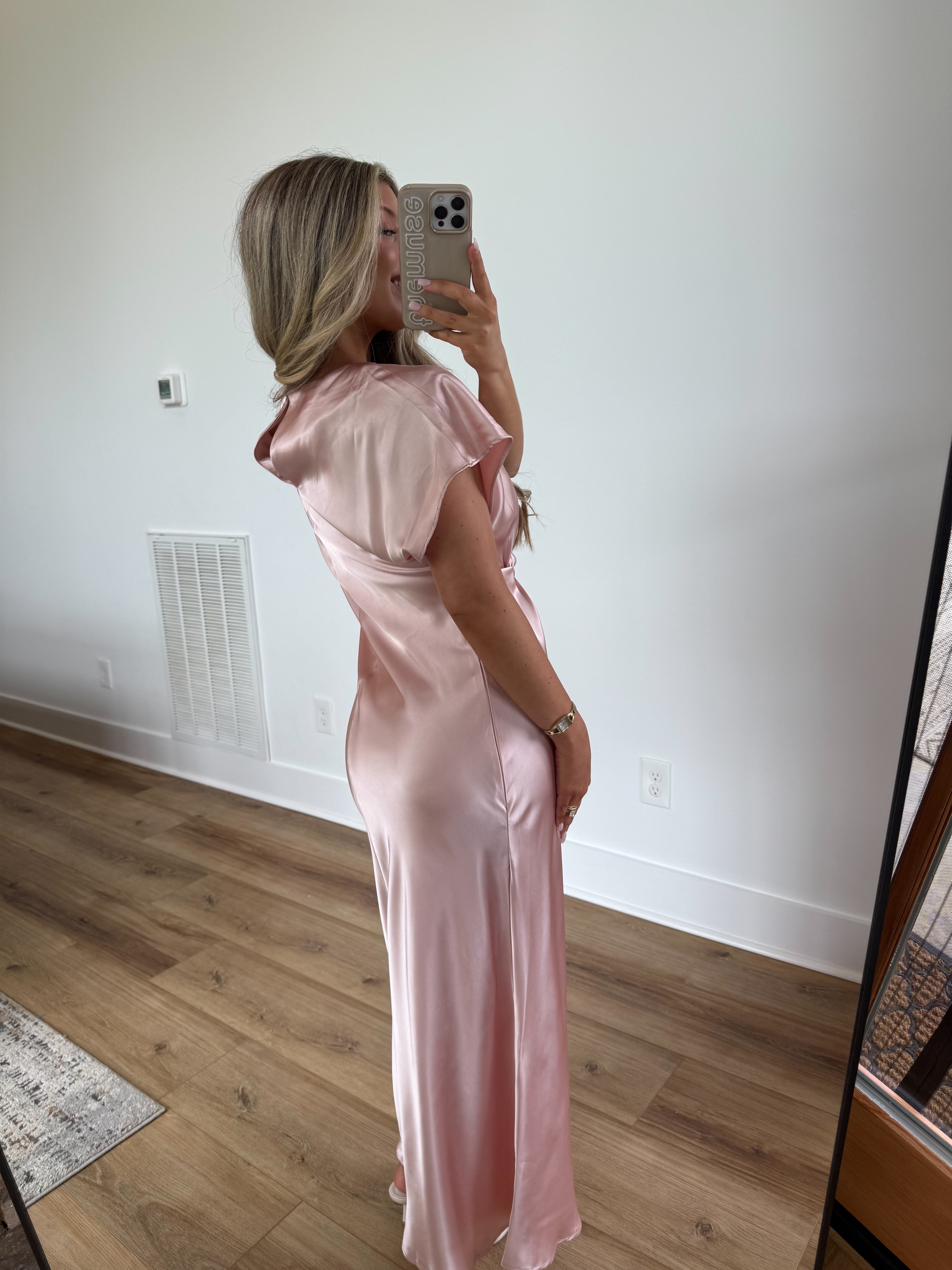 Colette Satin Maxi Dress