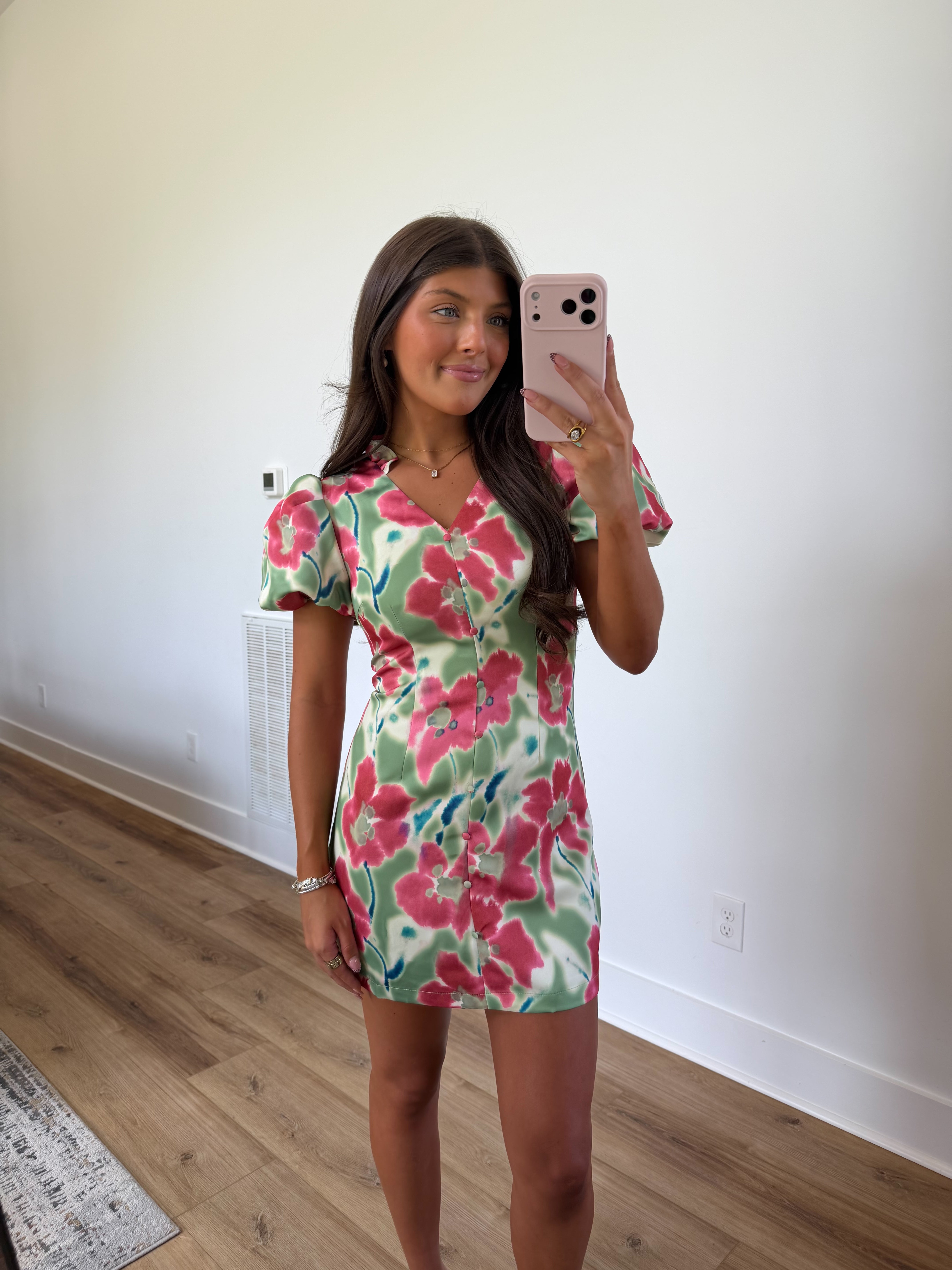 Watercolor Bloom Dress