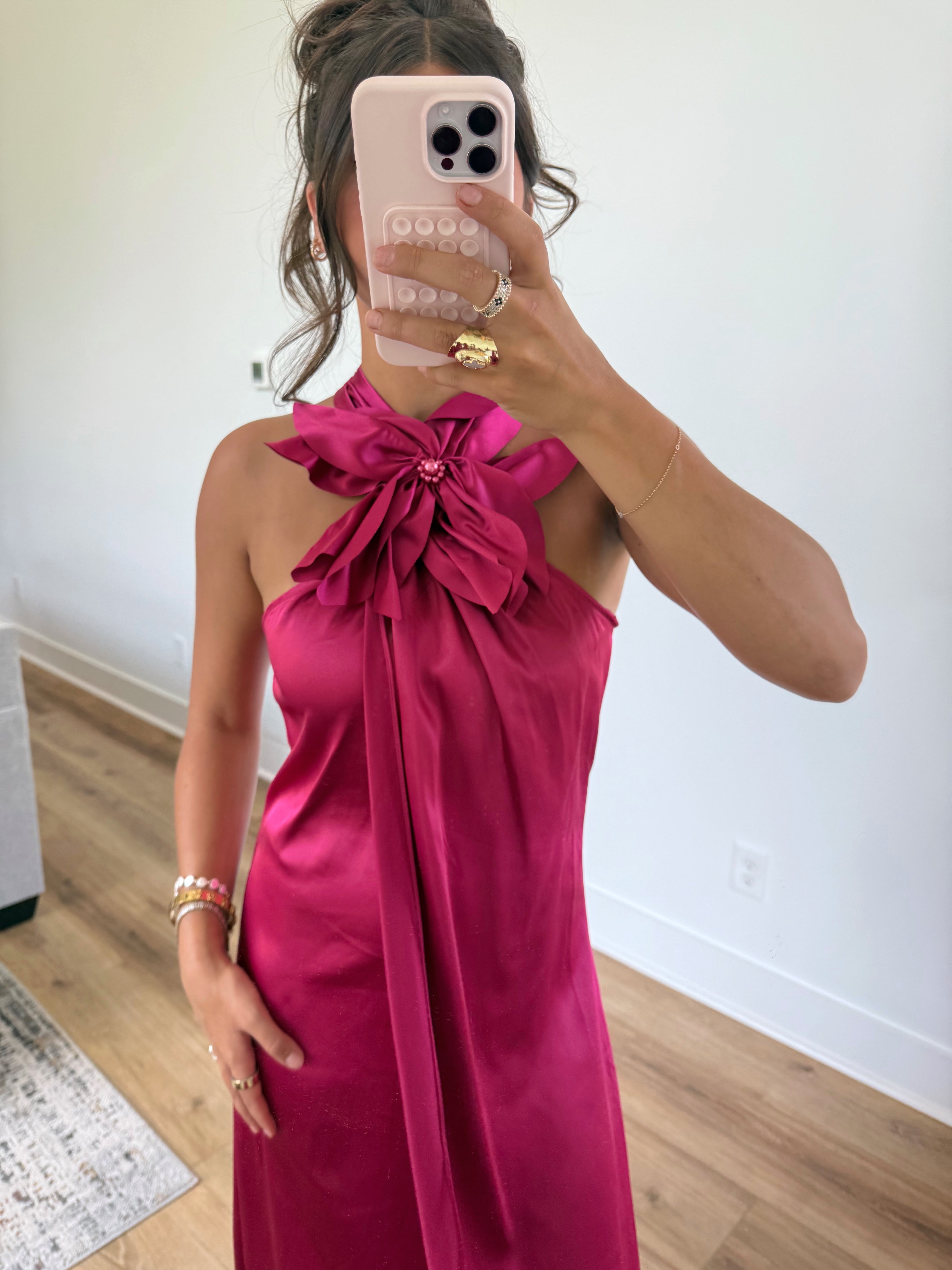 Midnight Bloom Maxi Dress
