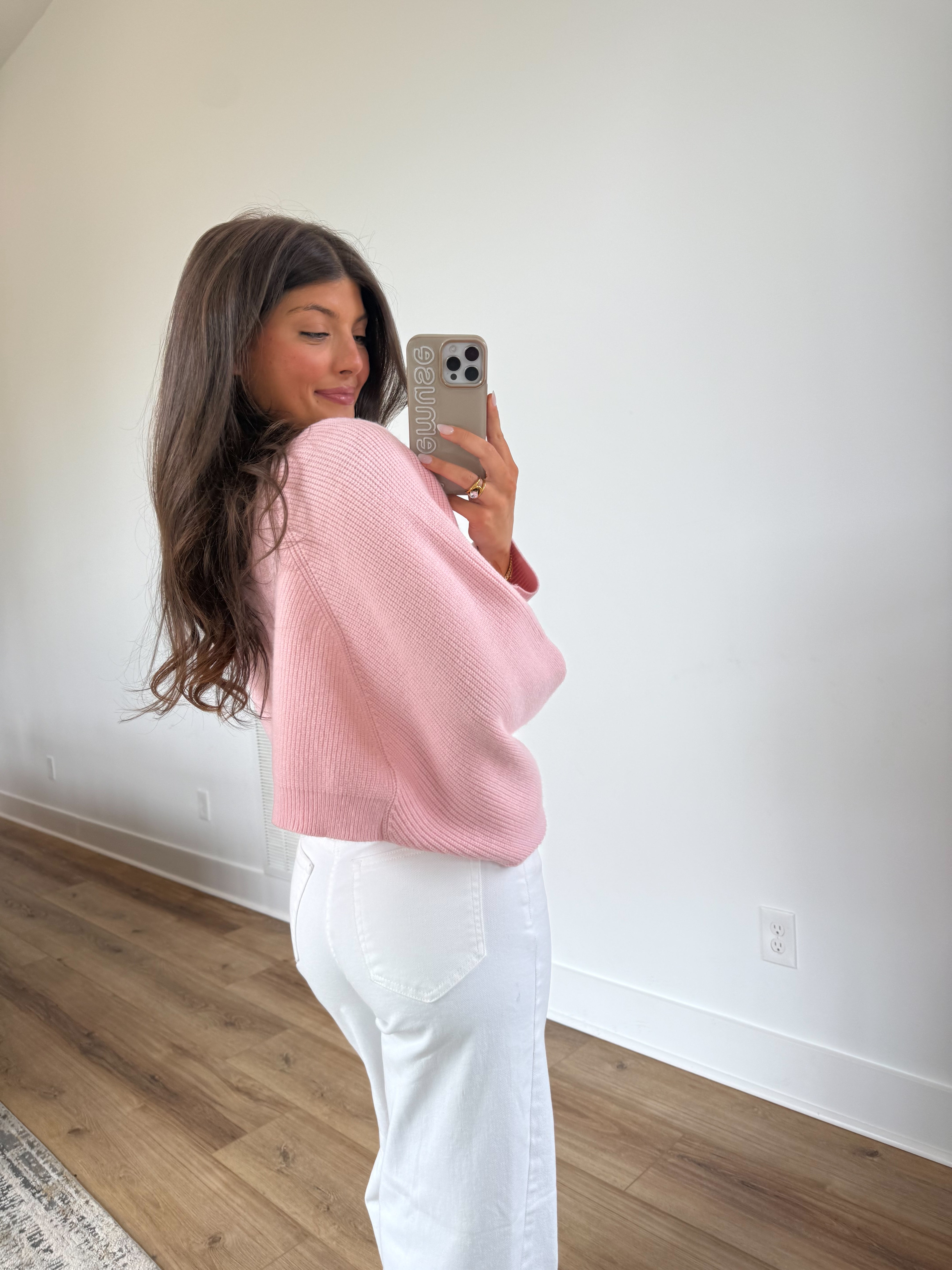 The Strawberry Milk Cardigan Shawl