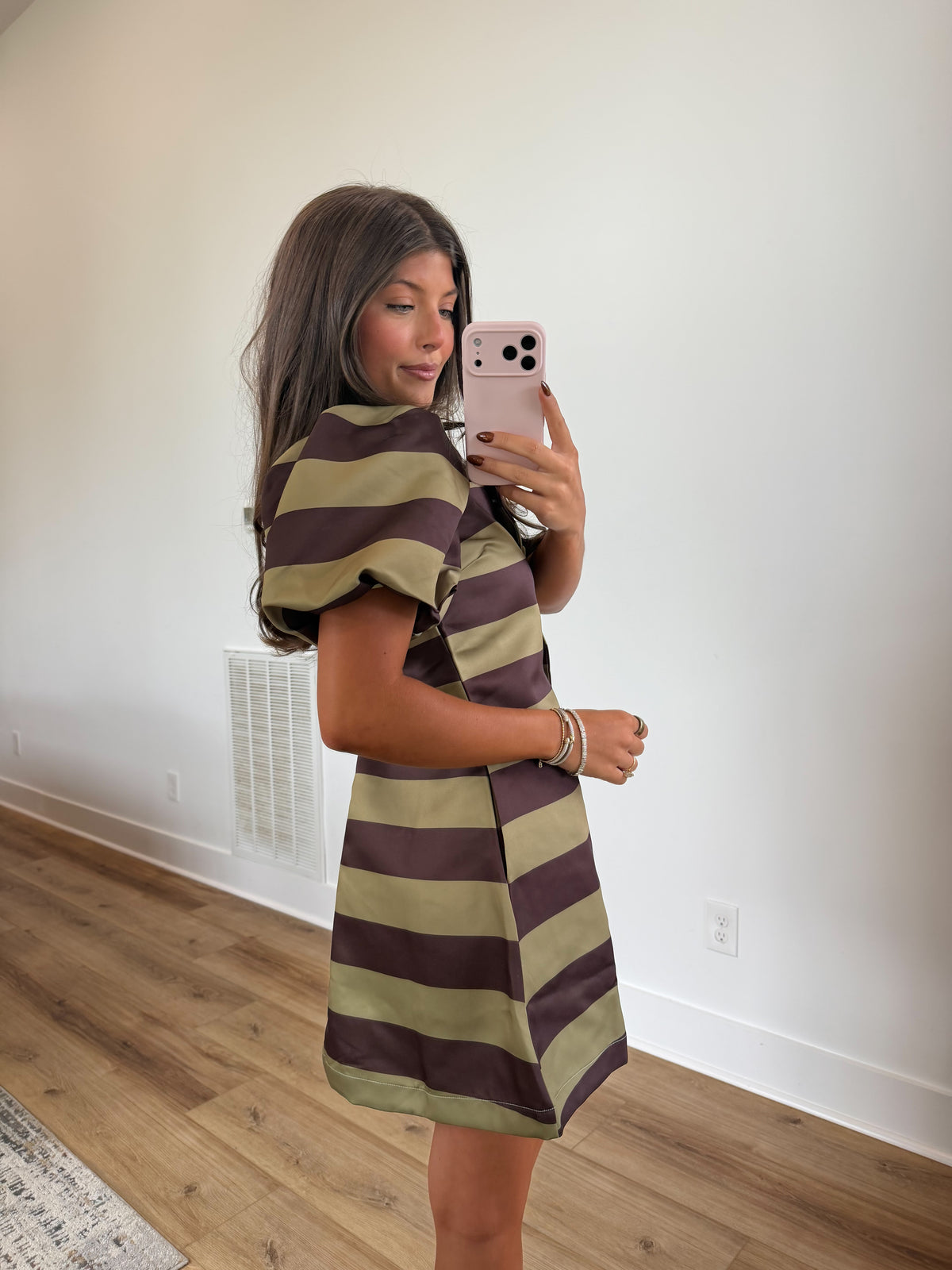 Faith Stripe Mini Dress