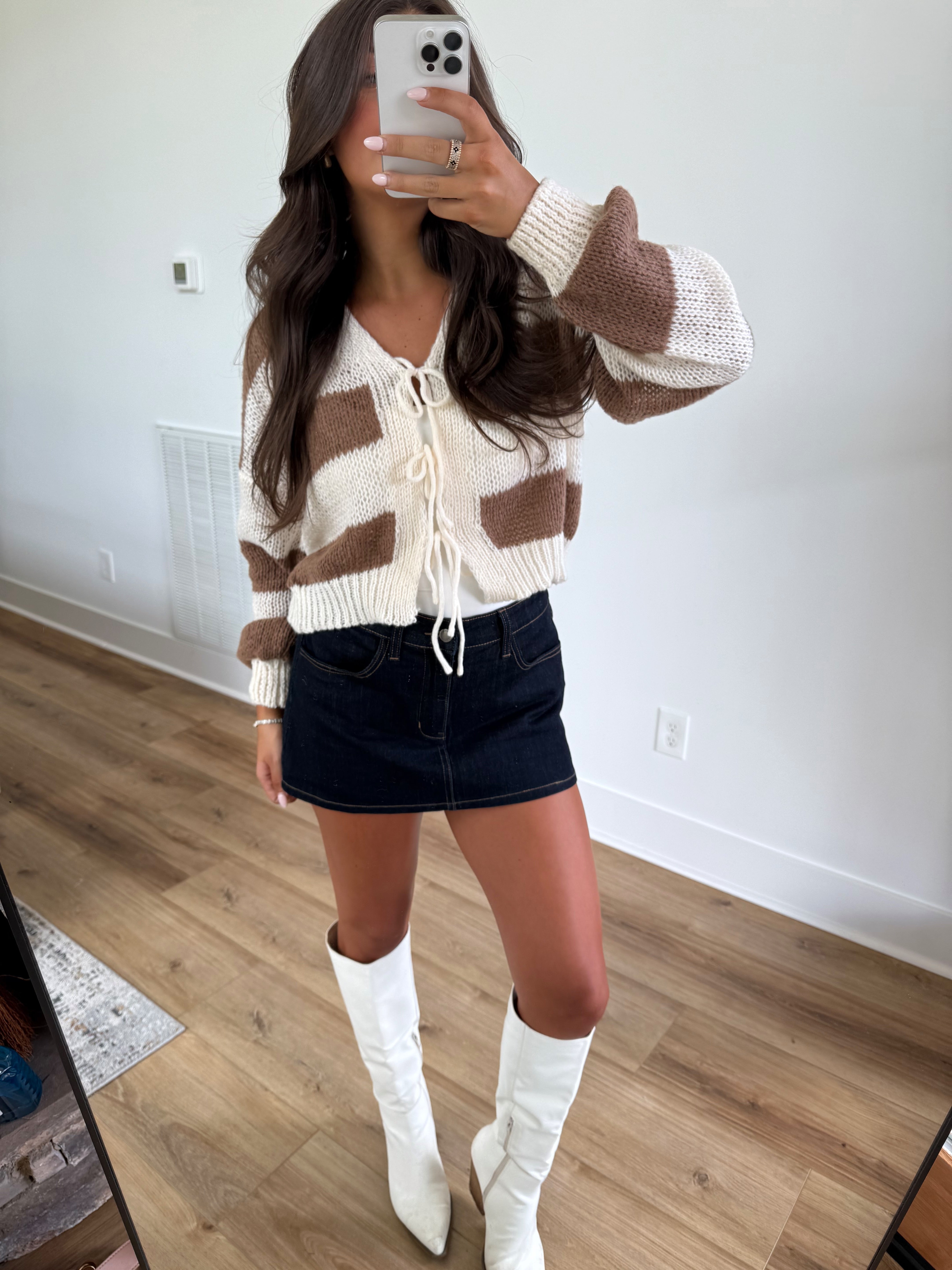 Cinnamon Sugar Chunky Stripe Knit