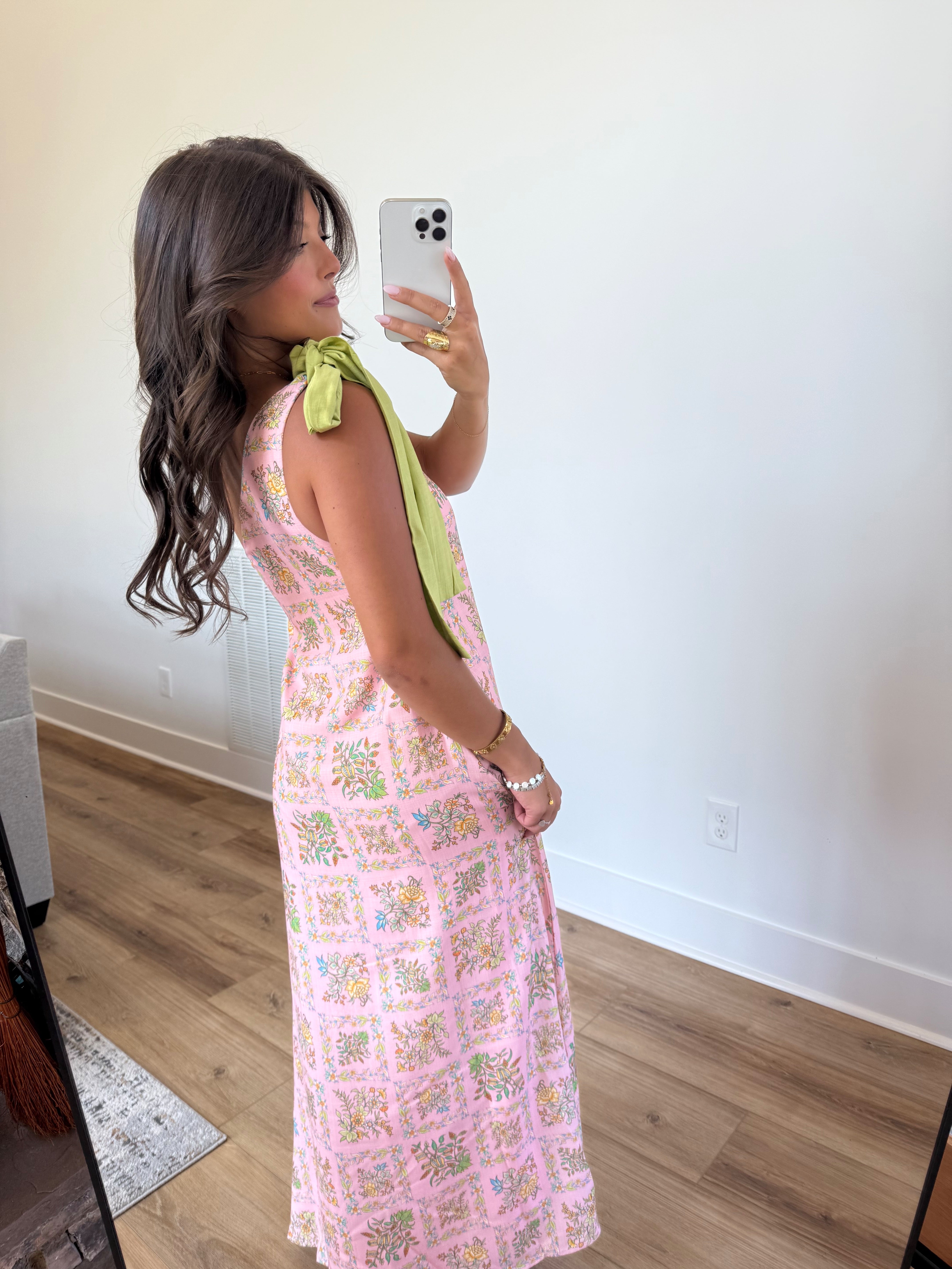 Townes One Shoulder Maxi (Pink)