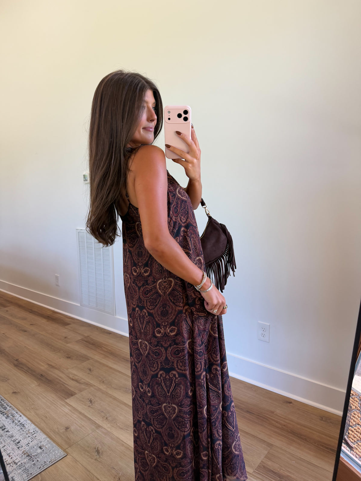 Paisley in the Pines Maxi Dress