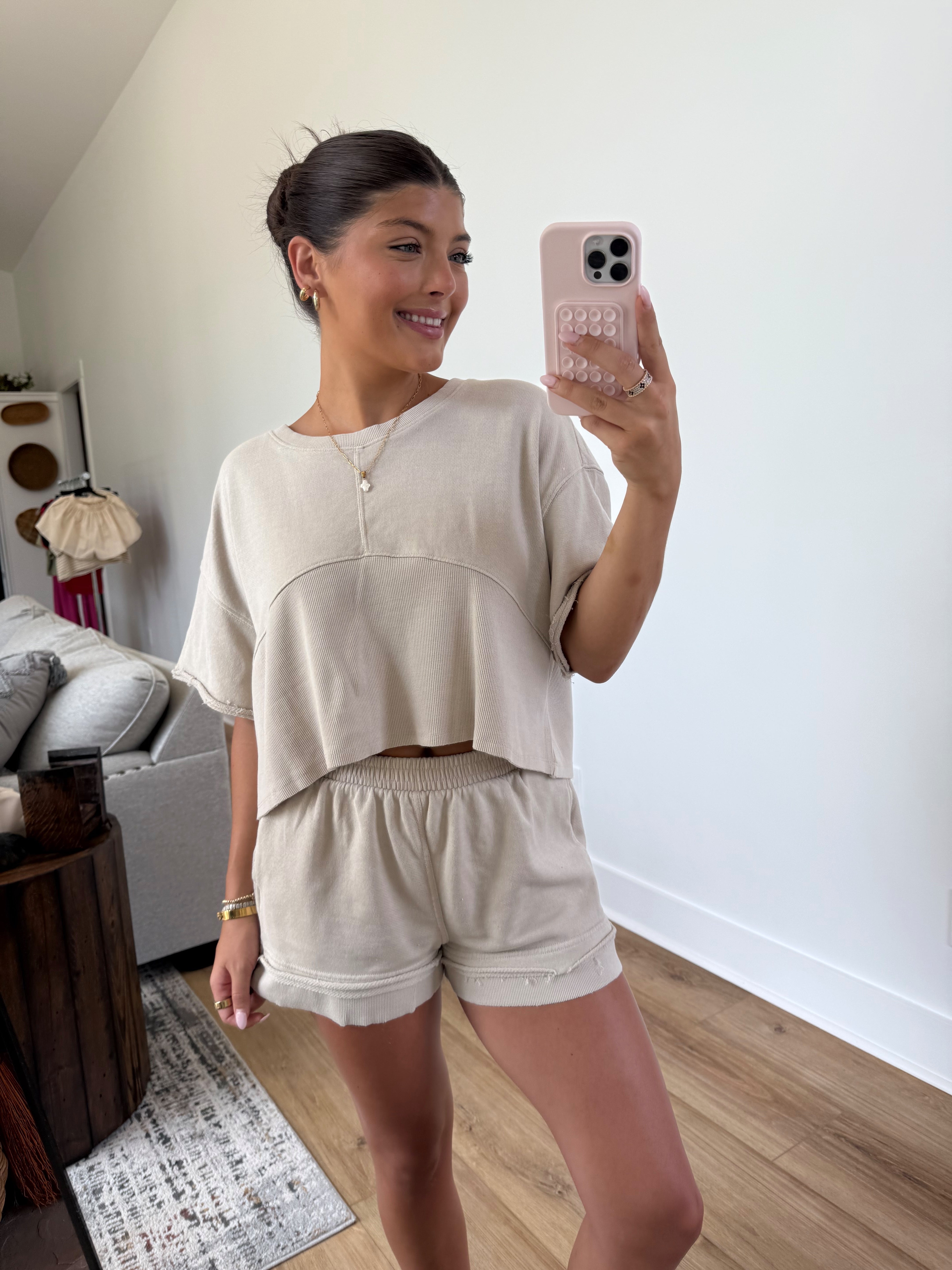 Stay Home Club Set (Cream)