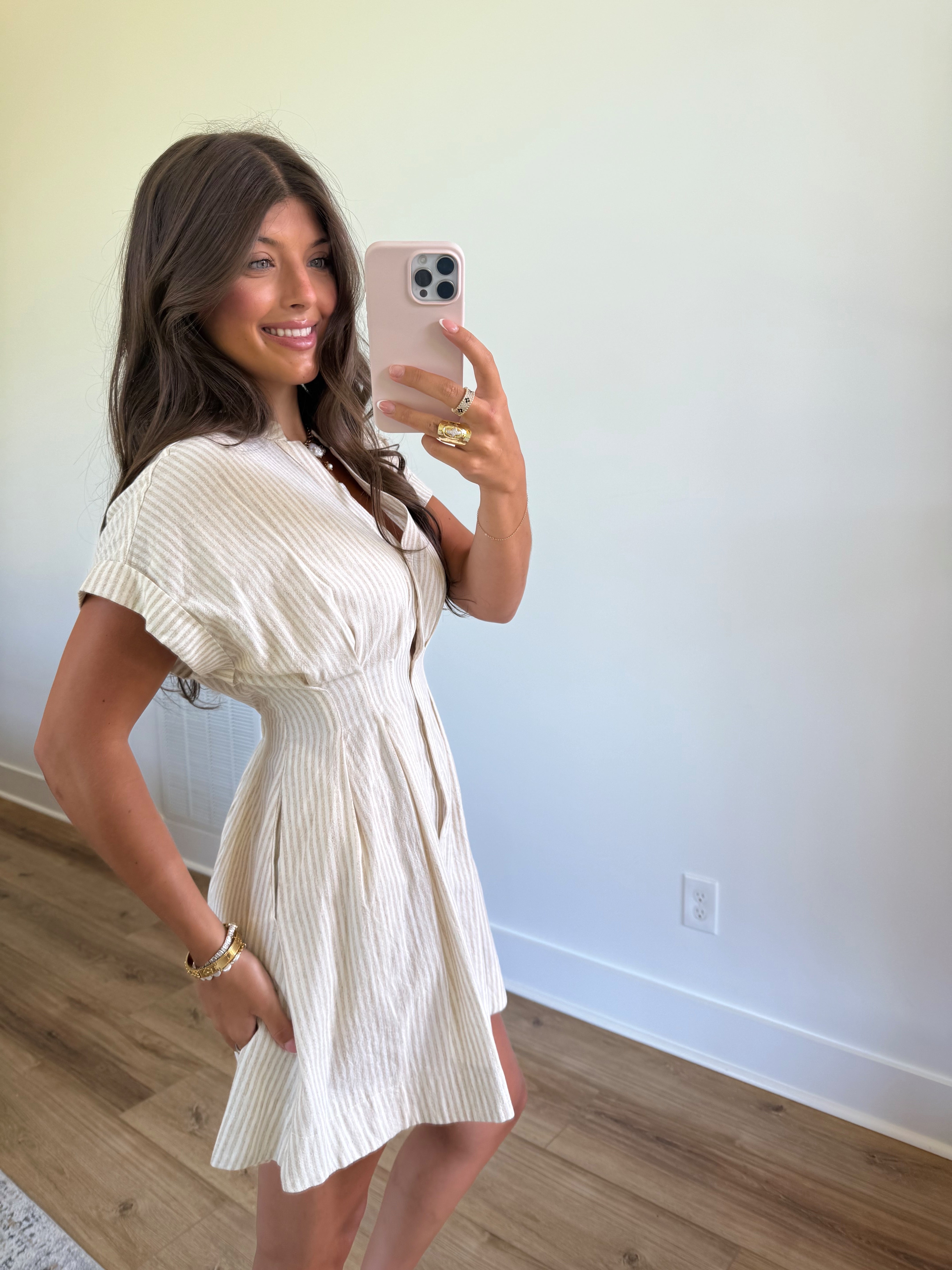 Sand Stripes Dress