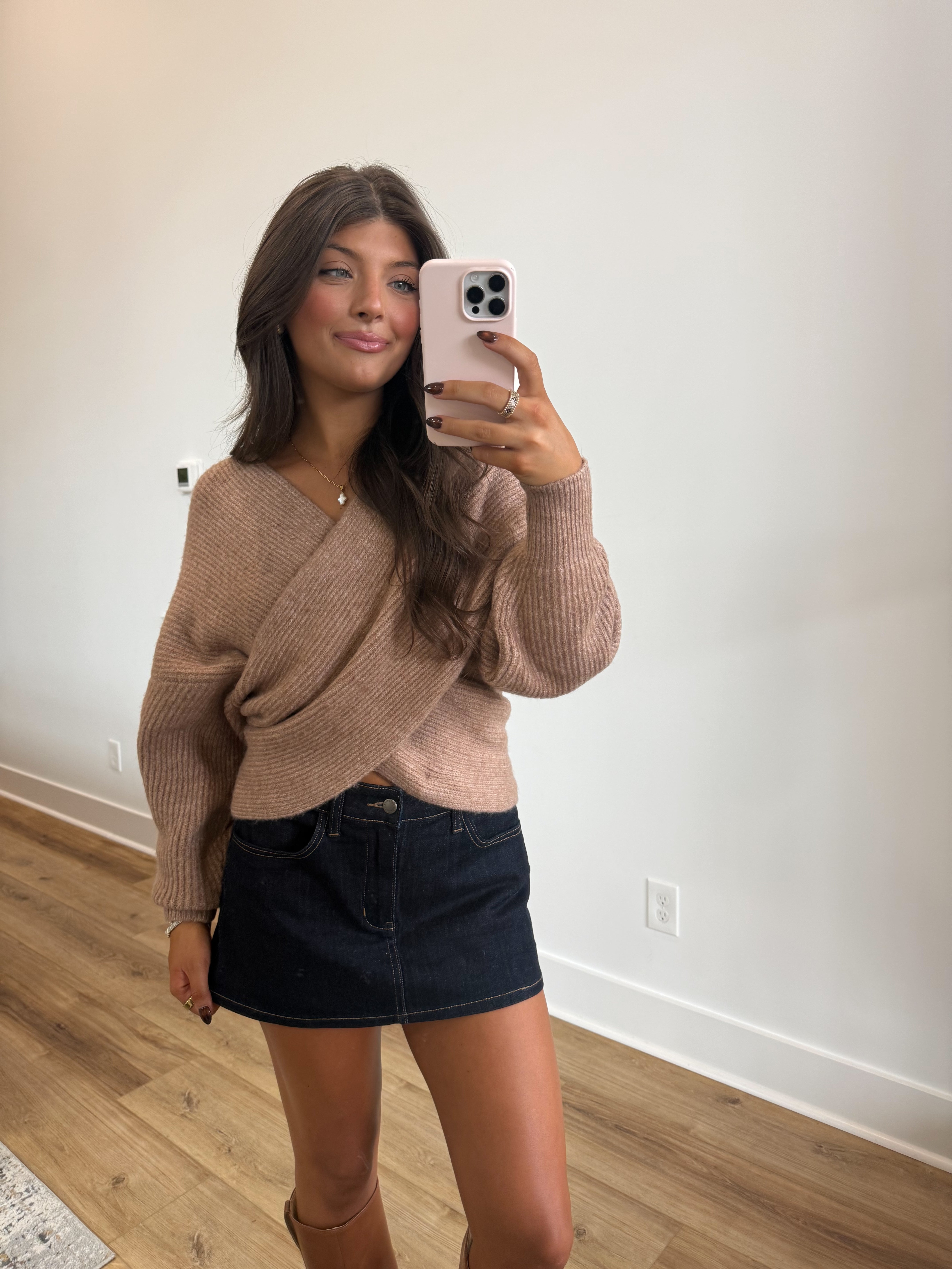 The Maren Wrap Sweater