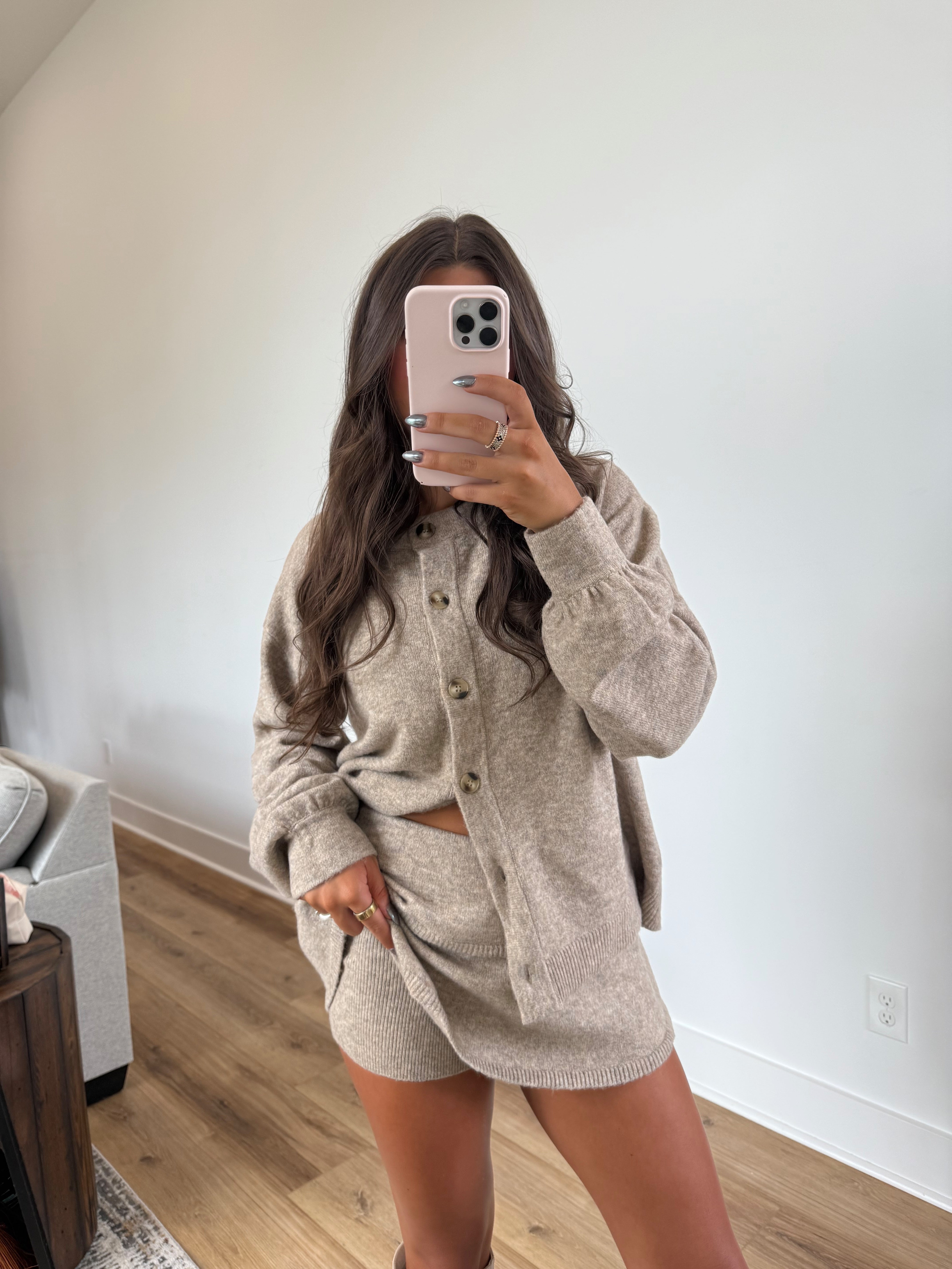 Charlotte Sweater Set (Beige)