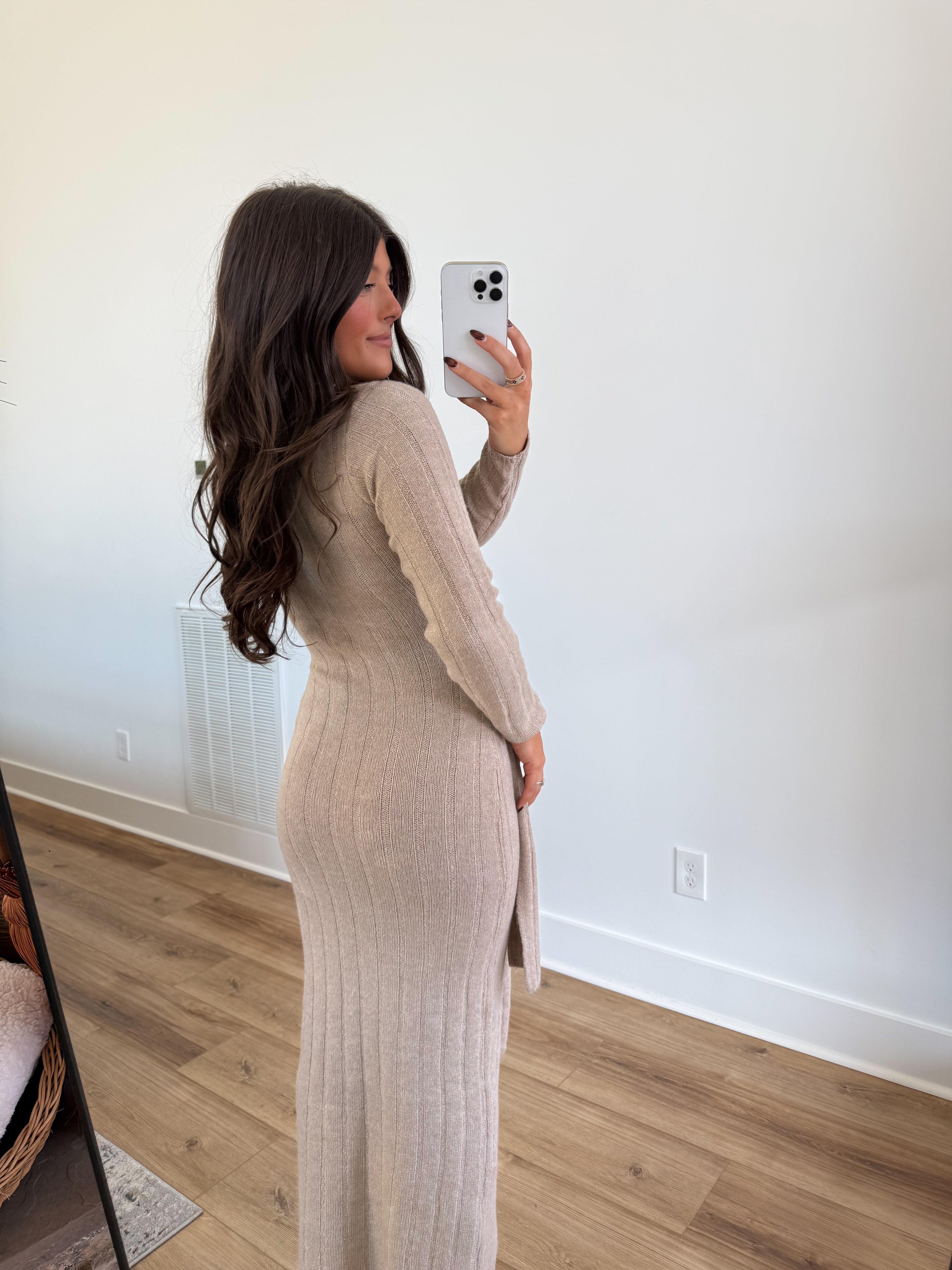 The Muse Tie Sweater Dress