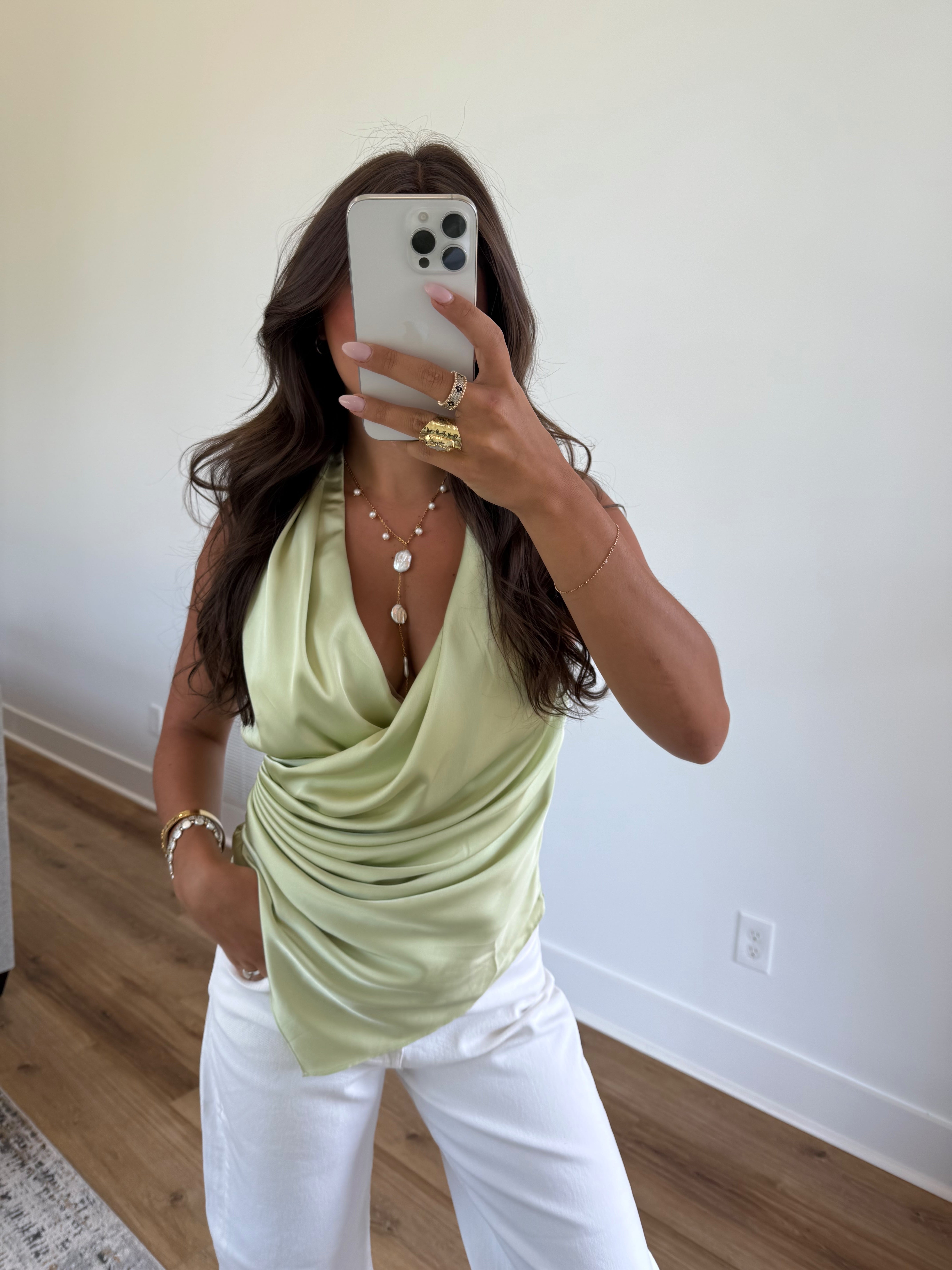 The Delilah Top (Sage)