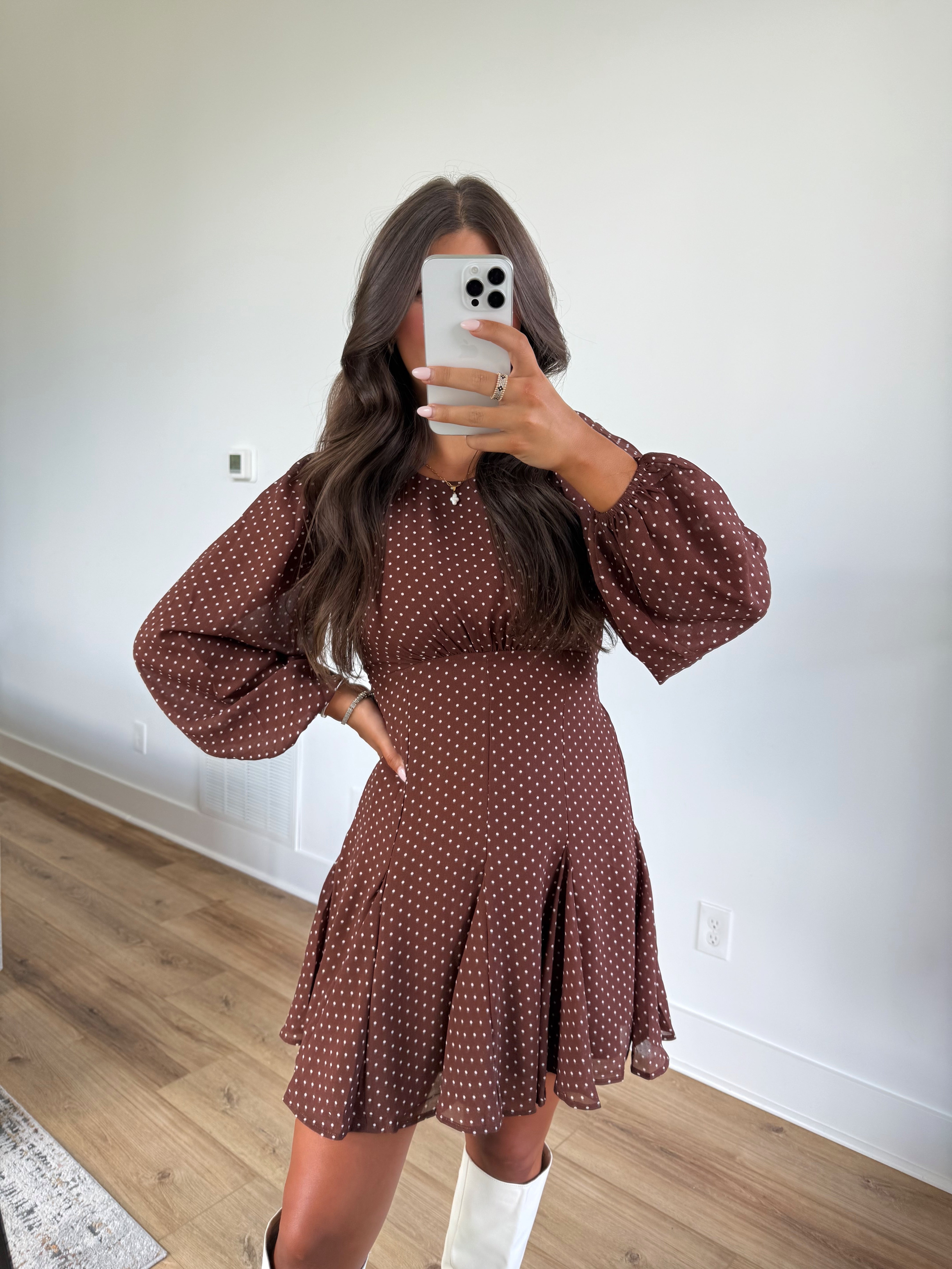 Harlin Polka Dot Mini Dress