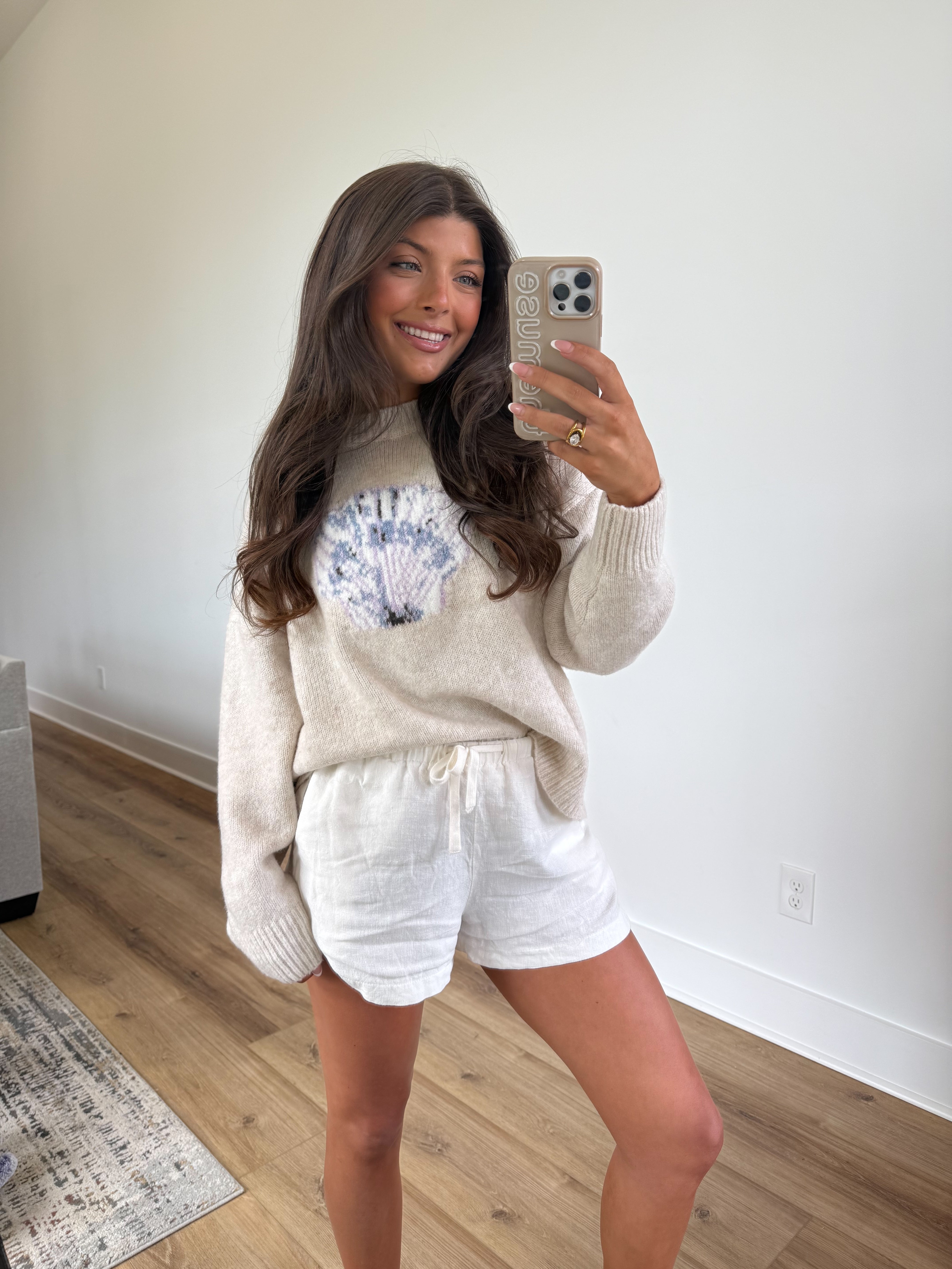 Pearl Shell Sweater
