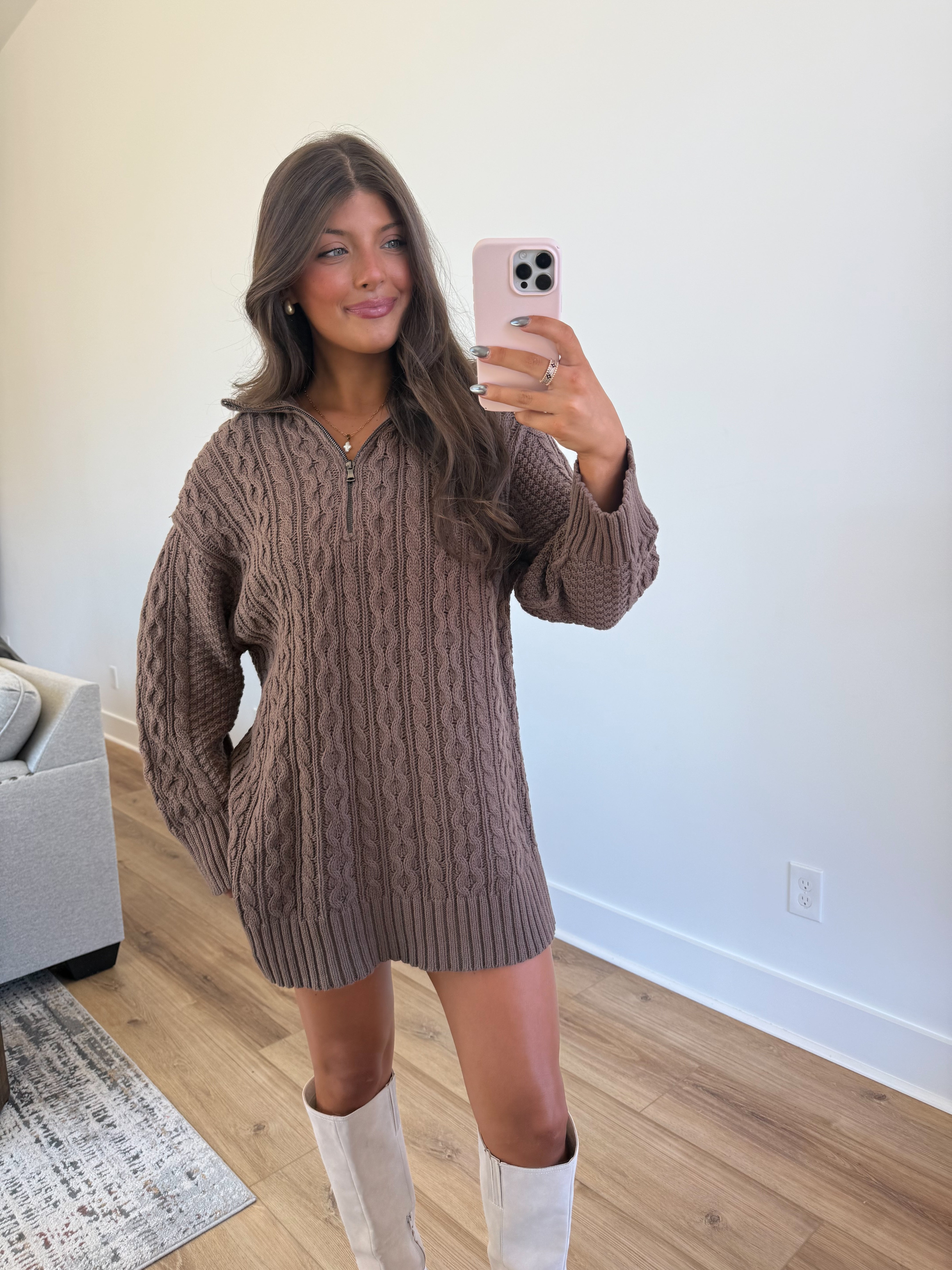 The Fall Morning Sweater Dress