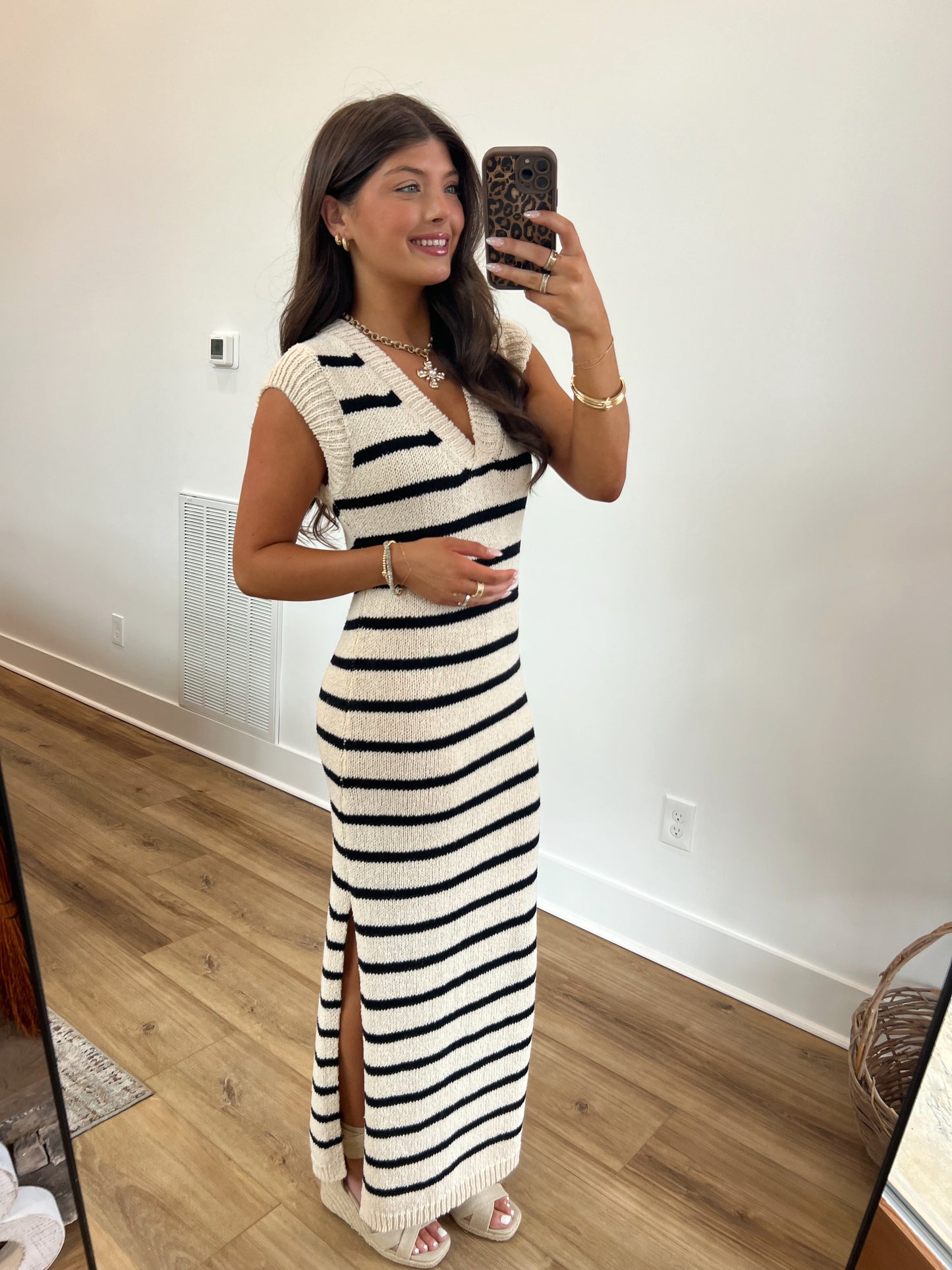 (Natural Black) Maria Maxi Dress