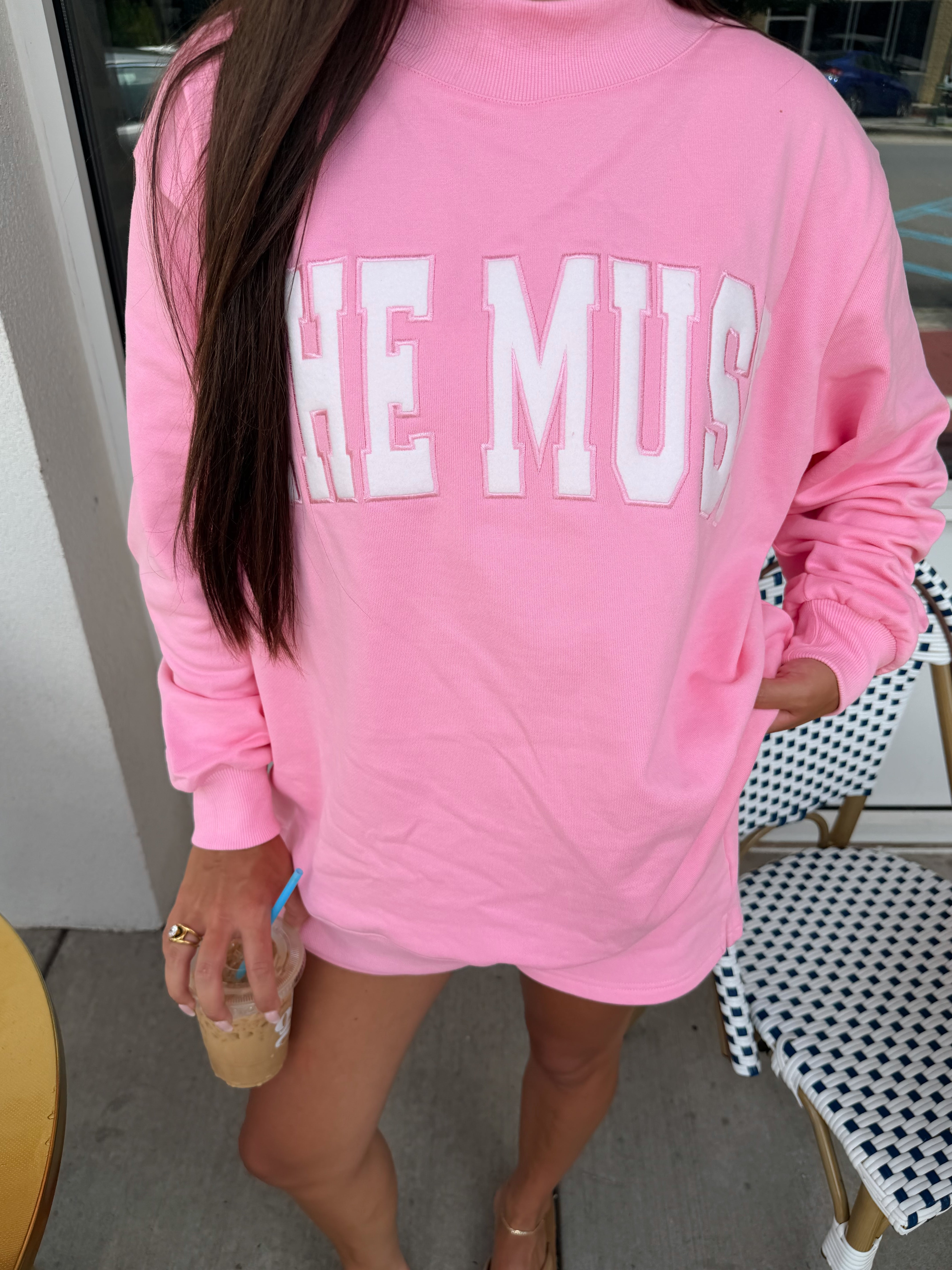 The Muse Mockneck (Bubble Gum)