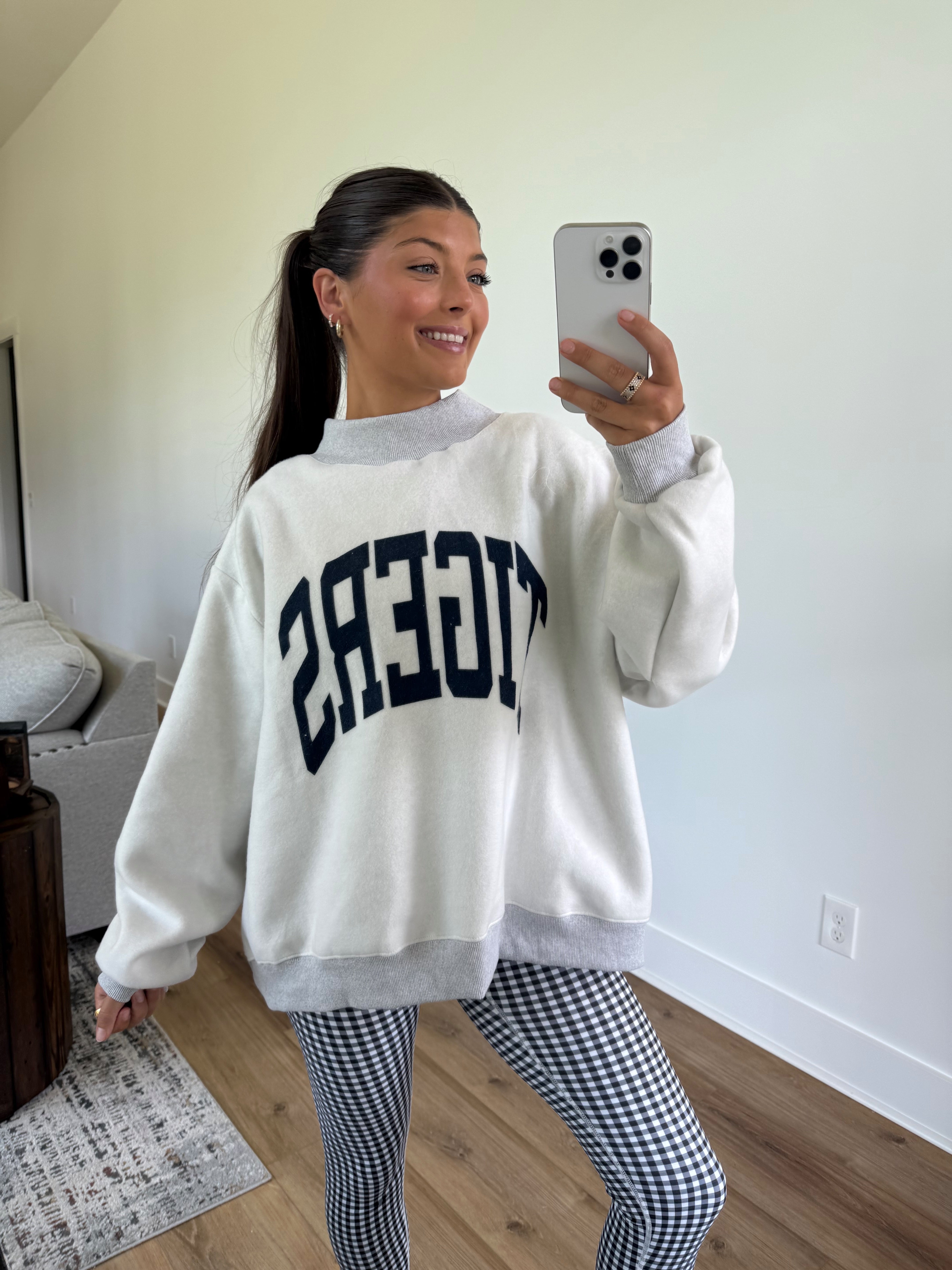 War Damn x Tigers Mockneck