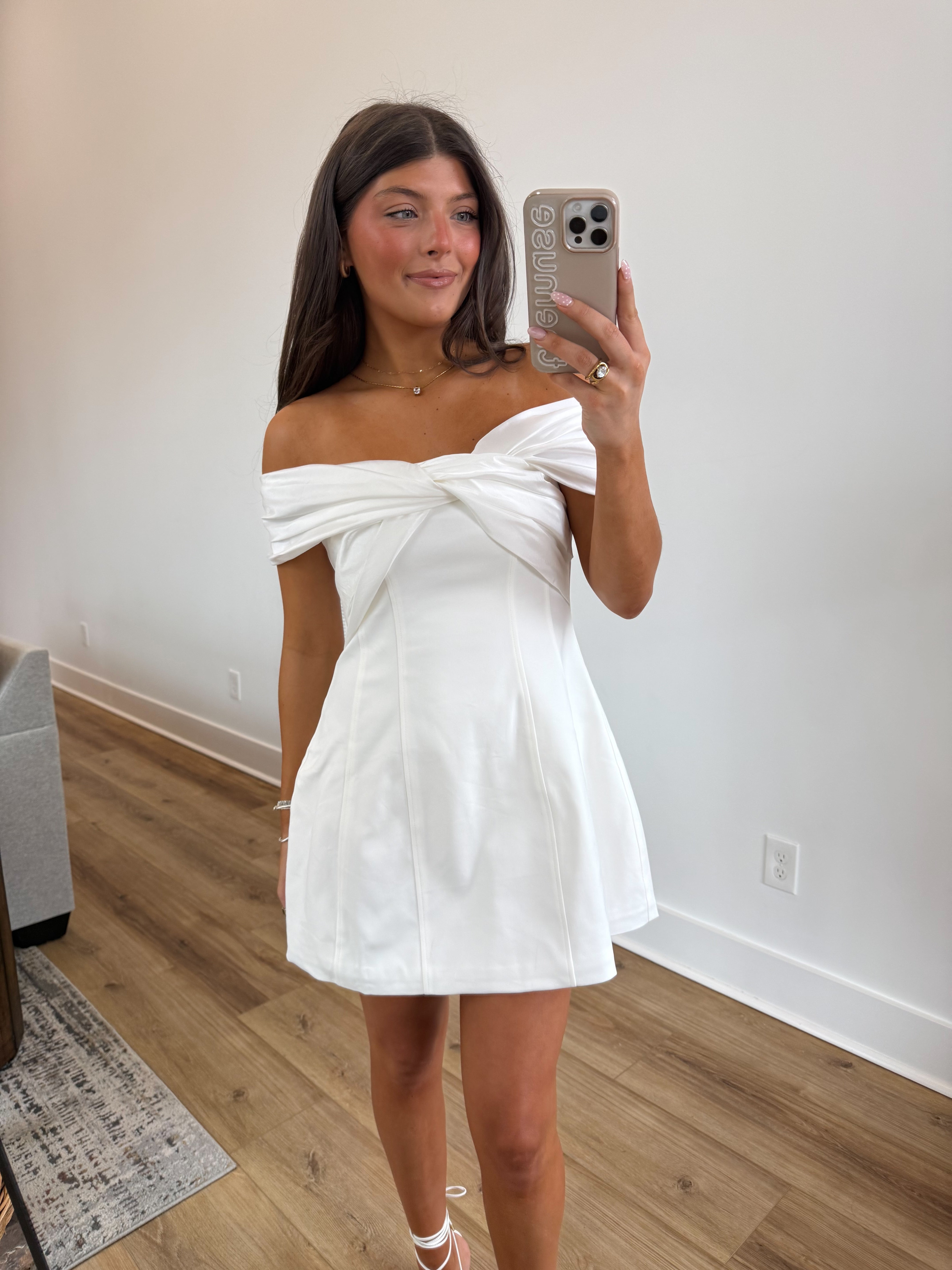 The Twisted Vows Dress (White)