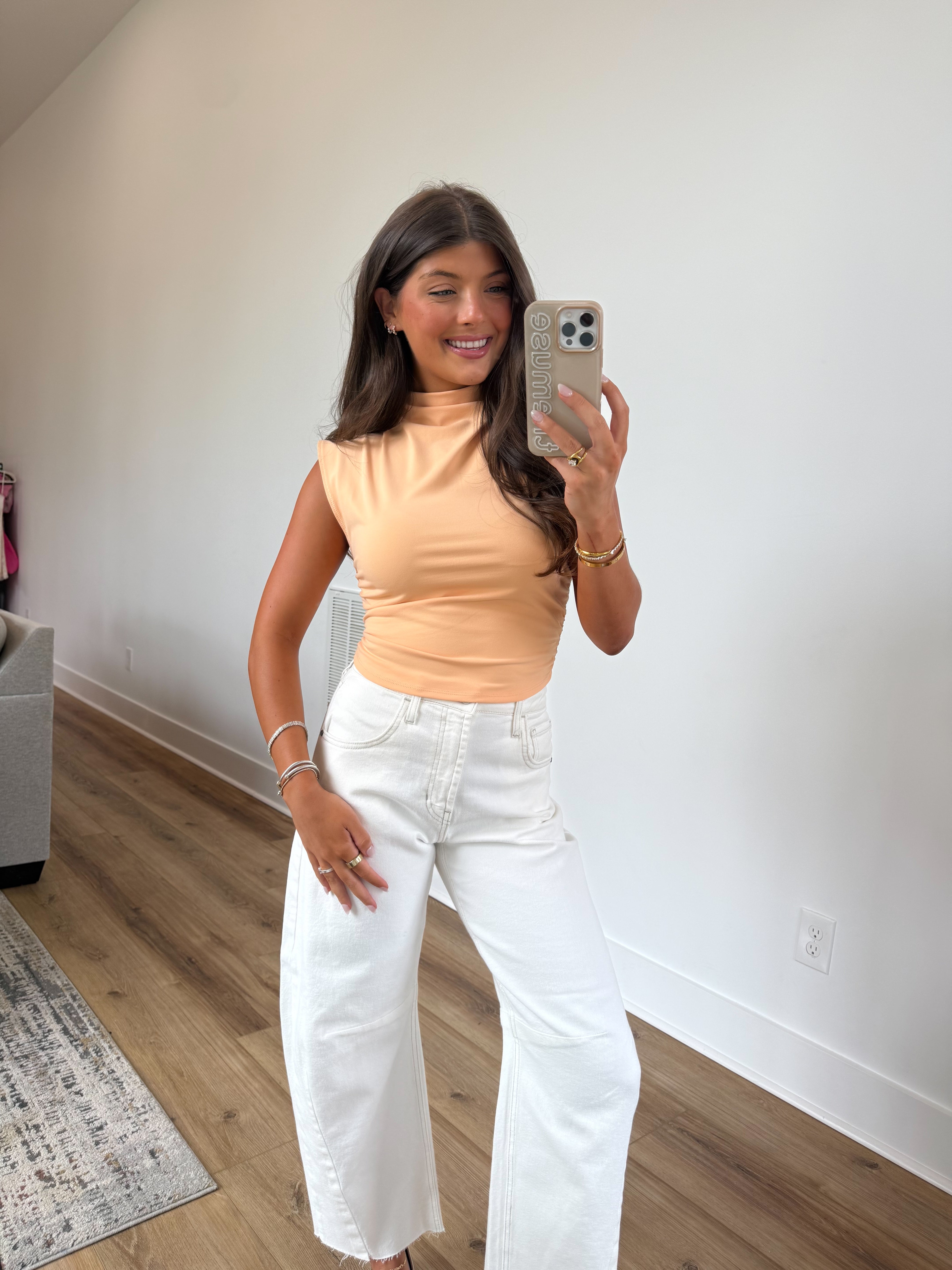 Peach Fizz Glow Top