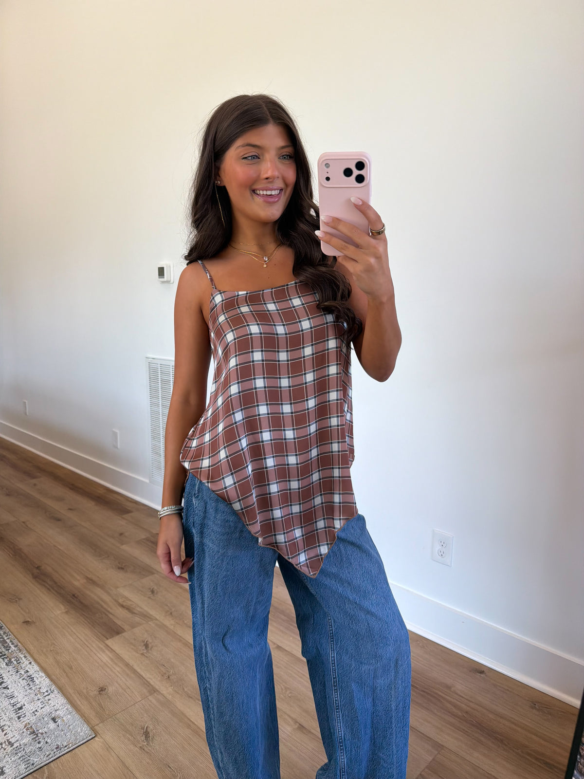 Gingham & Gone Top