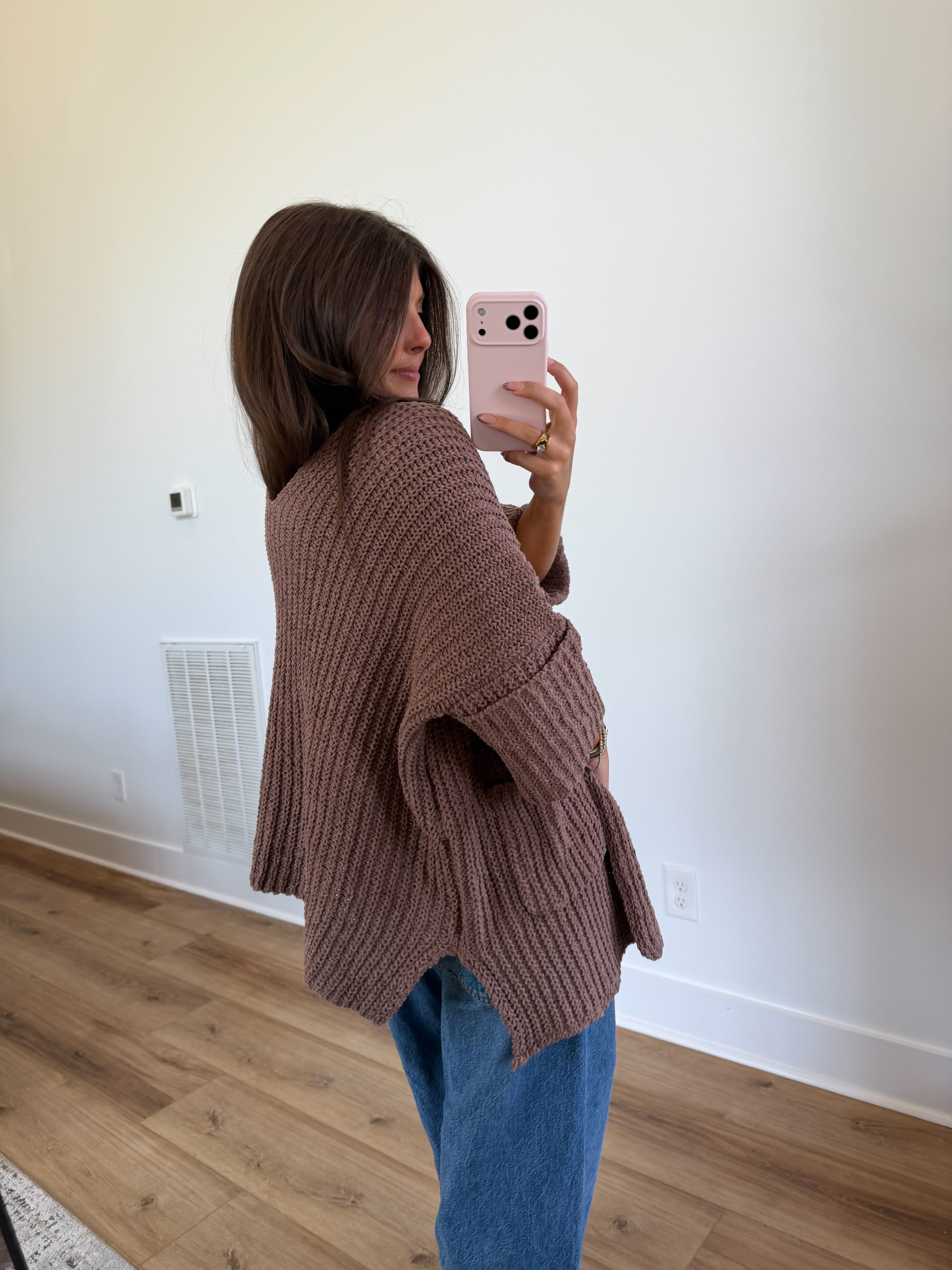 Meet Me in Fall Cardigan (Brown)