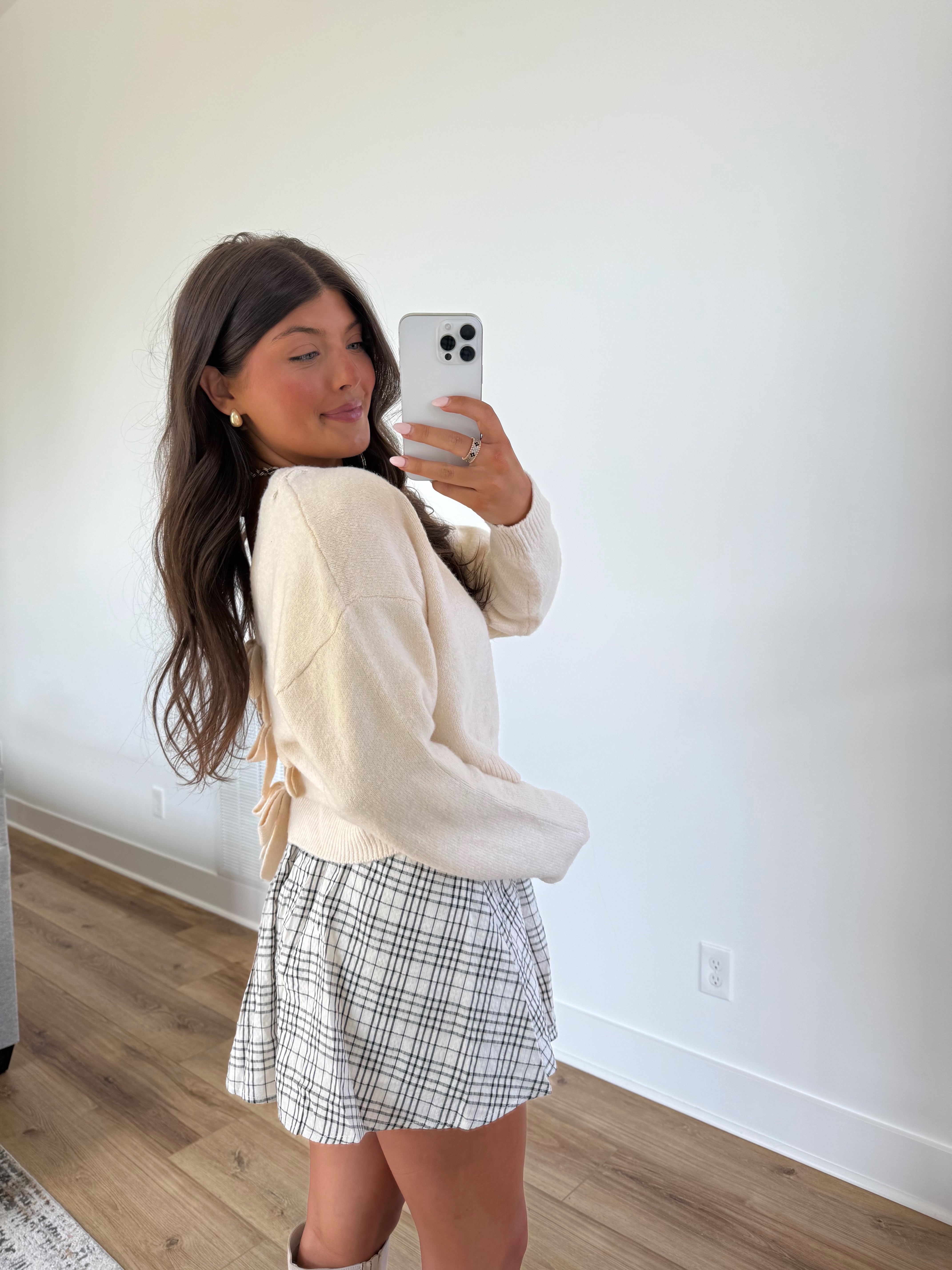 Lillian Bow Sweater (Cream)