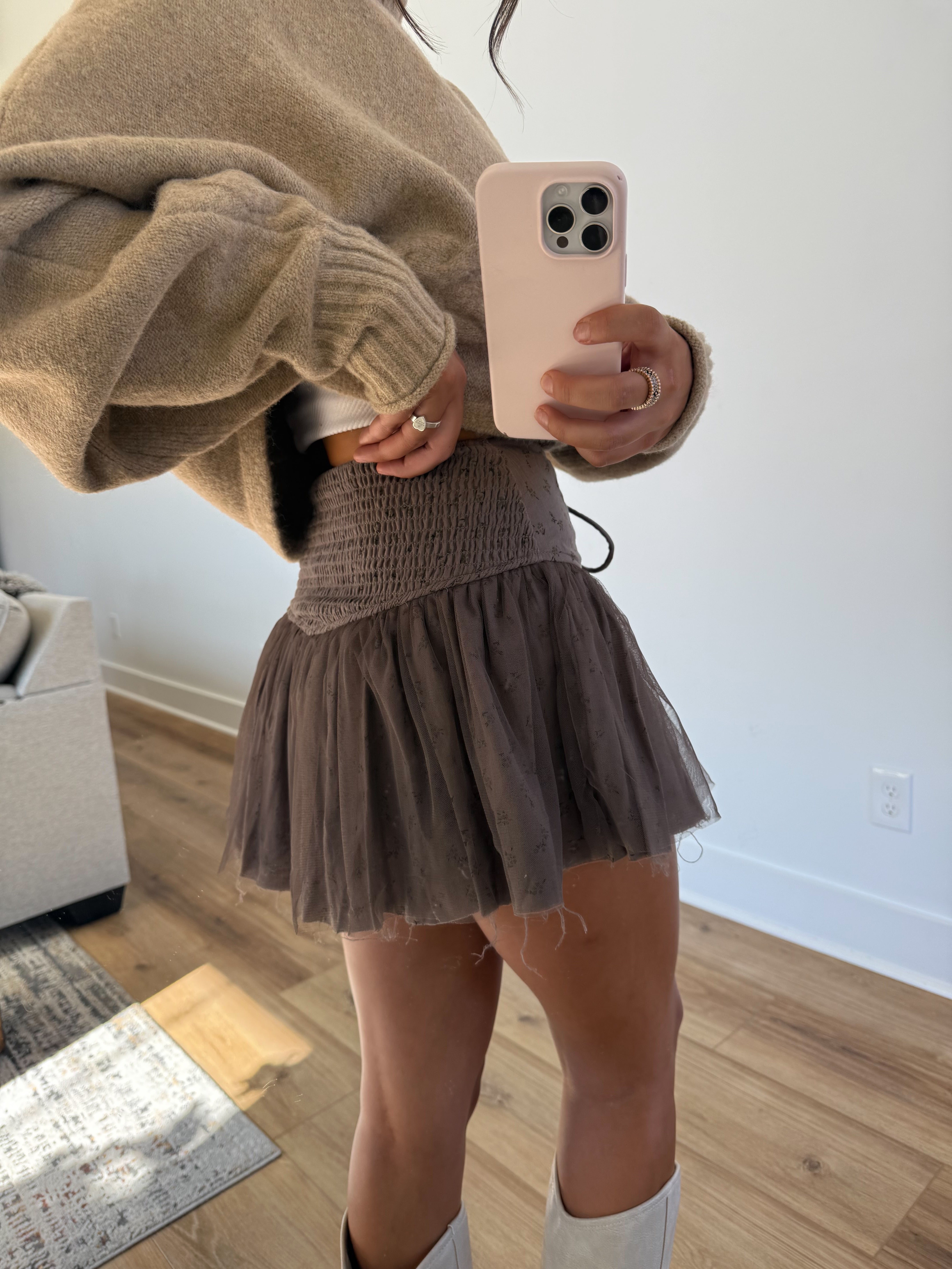 Mable Lace Up Skort
