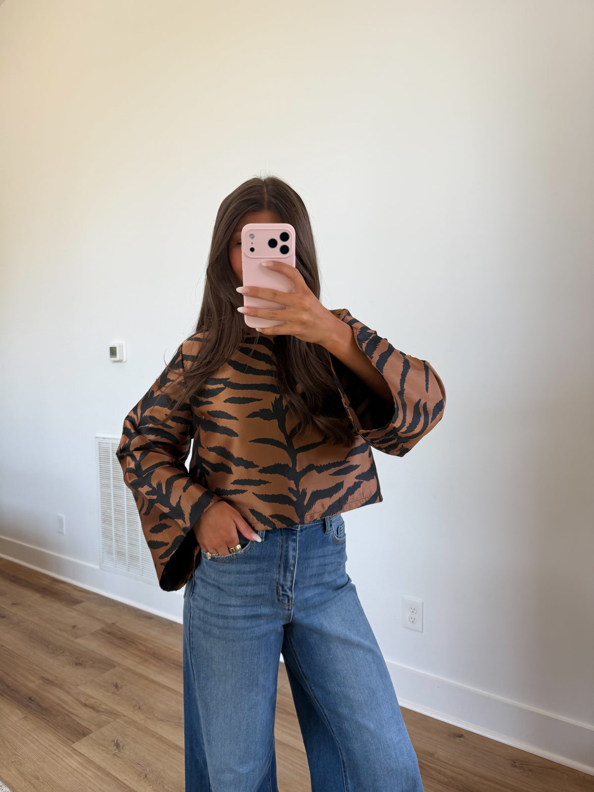 Elevated Zebra Blouse