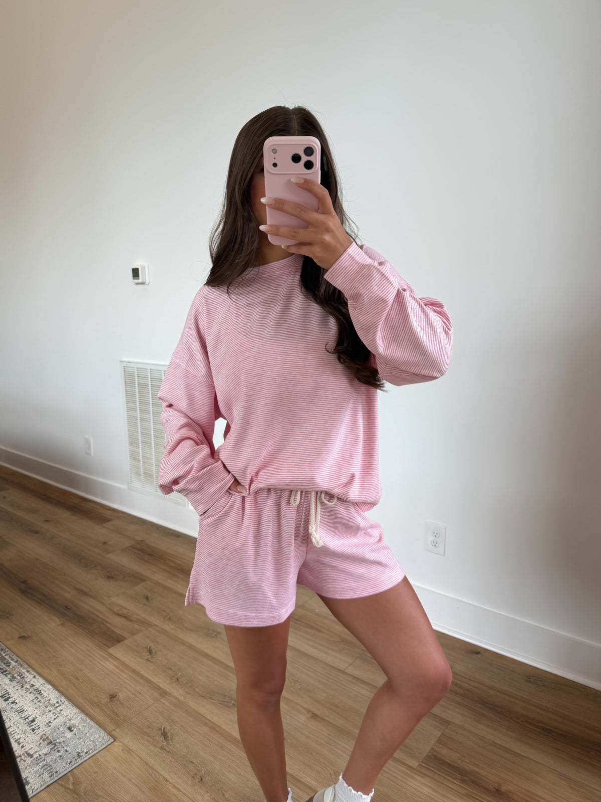 Strawberry Milk Stripes Set